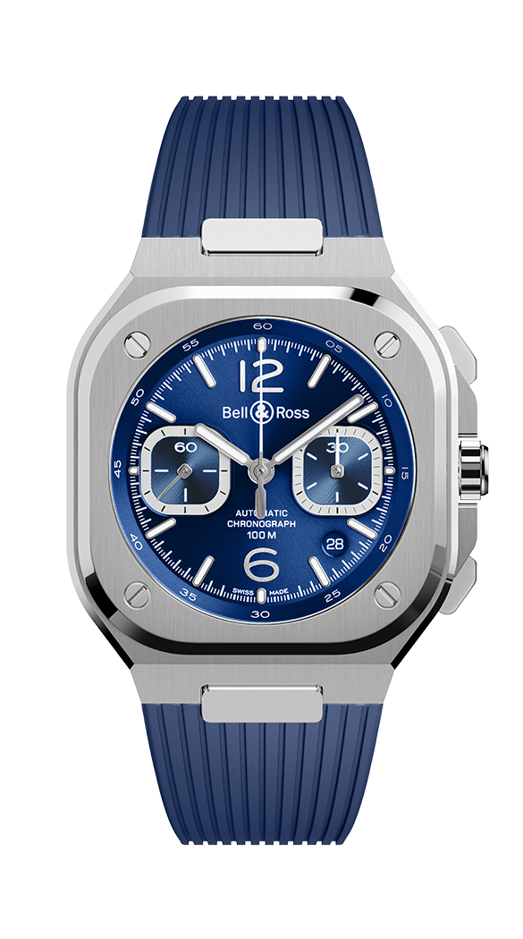 Bell & Ross BR 05 Urban Crono Blue Steel BR05C.BLU.ST.SRB Erkek Kol Saati