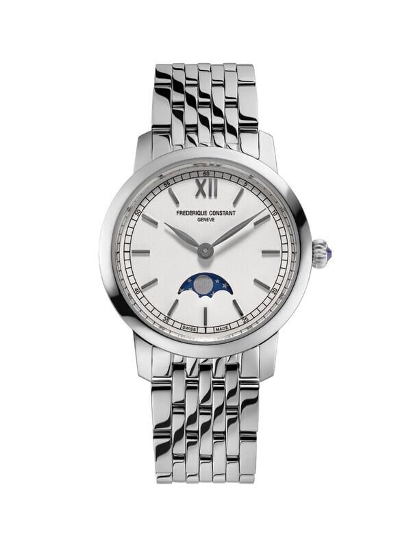 Frederique Constant Slimline Moonphase FC-206SW1S6B Kadın Kol Saati