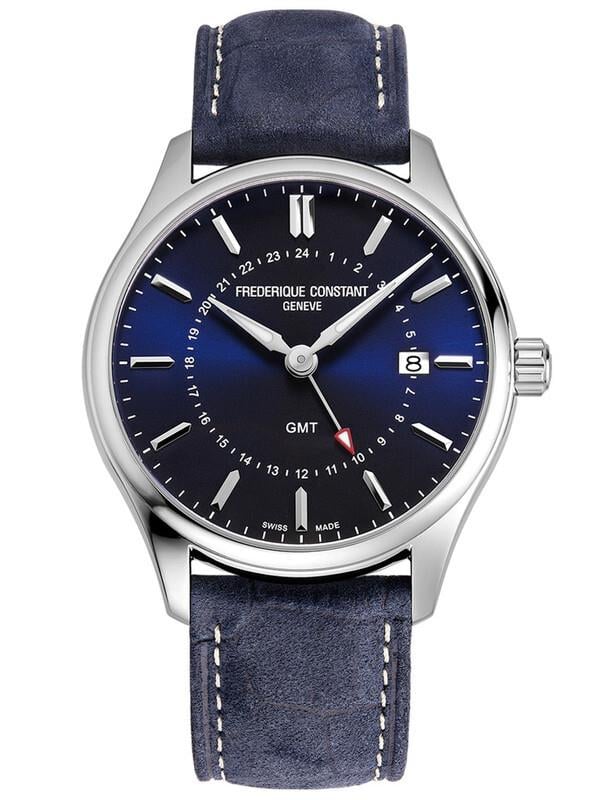 Frederique Constant Classic Quartz GMT FC-252NS5B6 Erkek Kol Saati