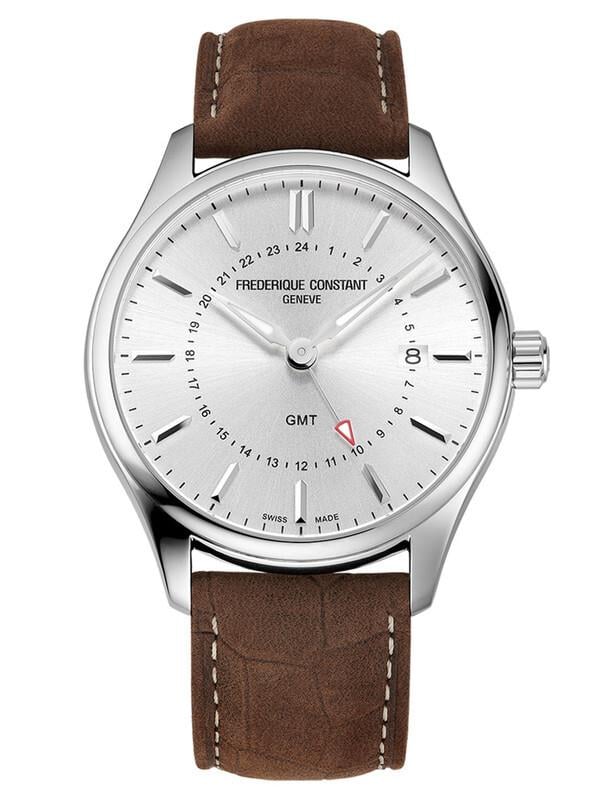 Frederique Constant Classic Quartz GMT FC-252SS5B6 Erkek Kol Saati