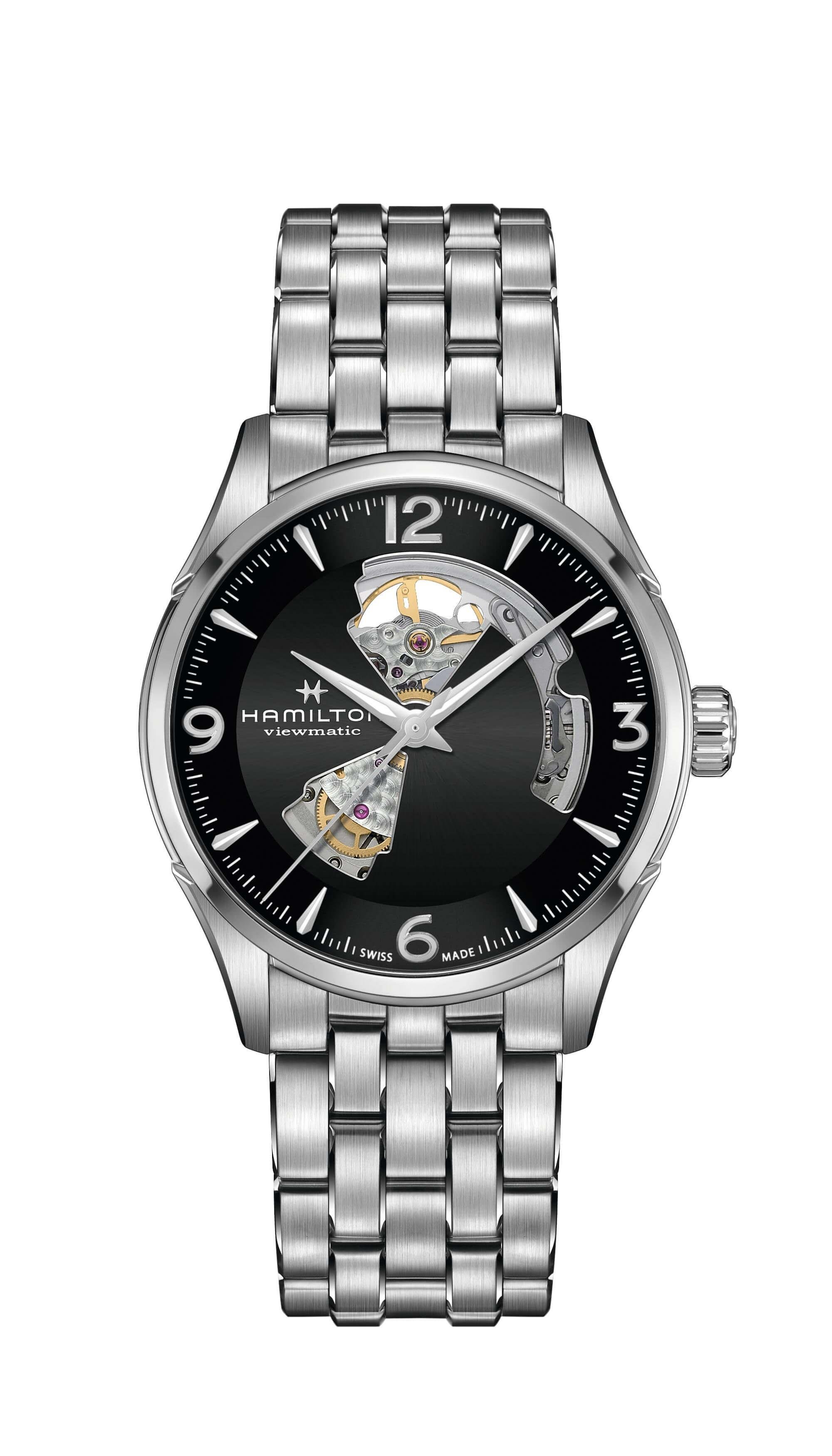 Hamilton Jazzmaster Open Heart  H32705131 Erkek Kol Saati