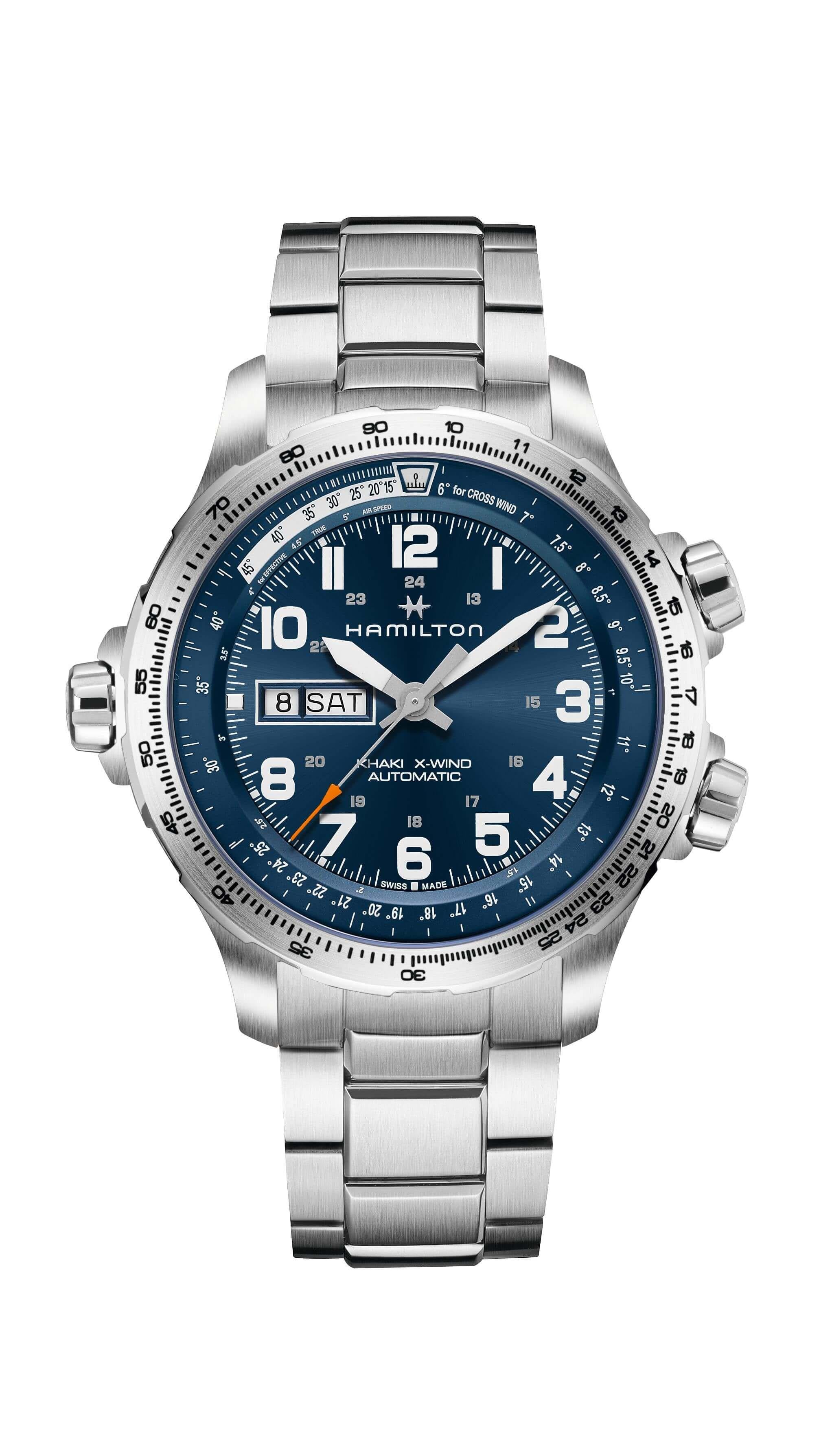 Hamilton Khaki Aviation X-Wind Day Date H77765141 Erkek Kol Saati