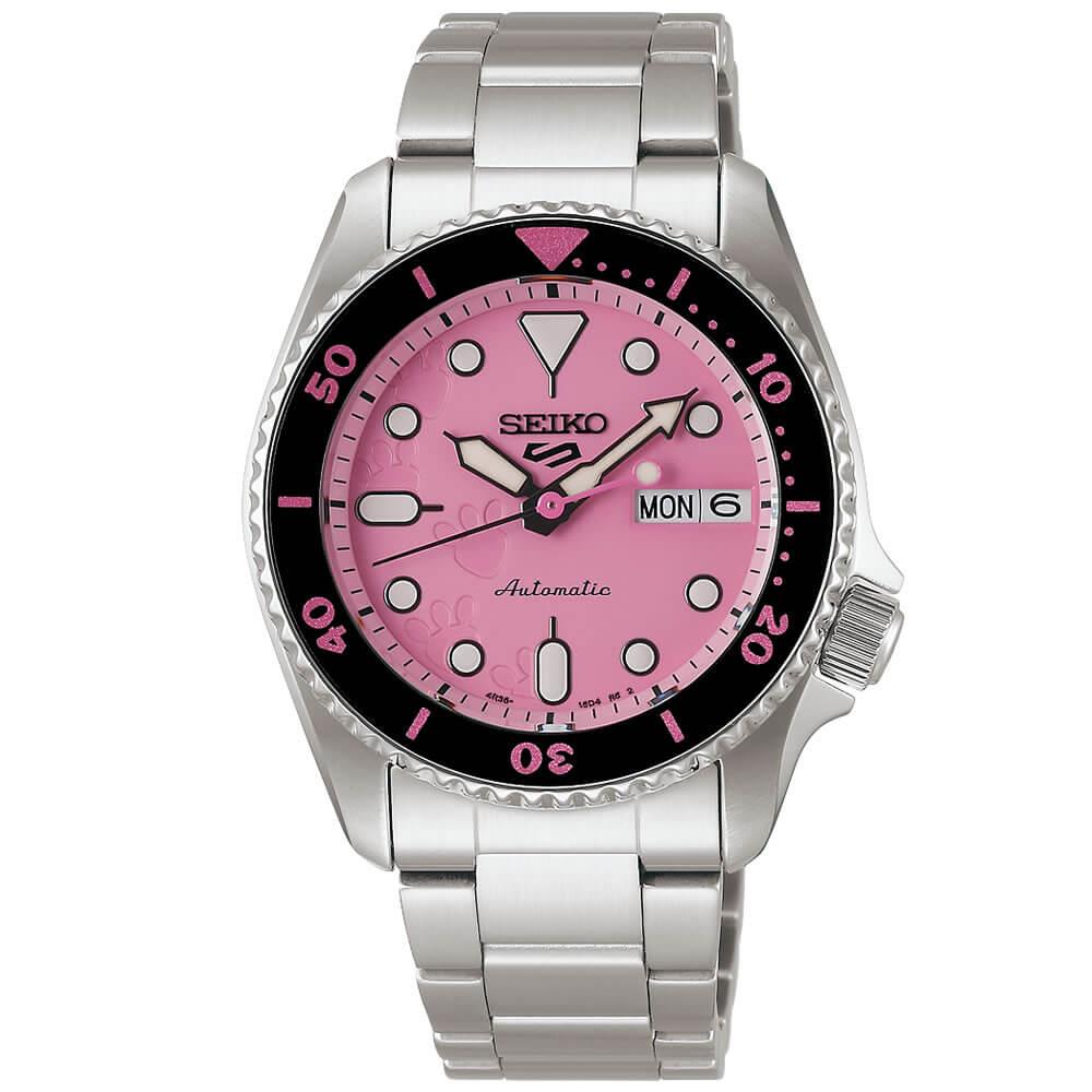 Seiko 5 Sports X Pink Panther Limited Edition SRPM07K1 Kol Saati SRPM07K