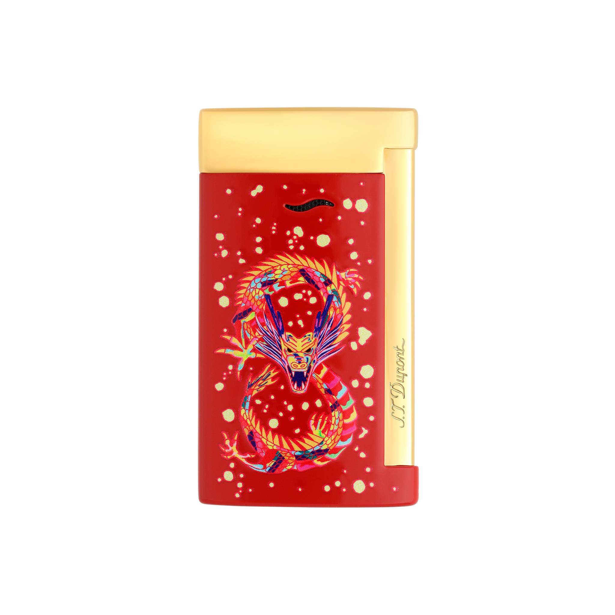 ST Dupont Slim 7 Dragon Burgundy 27776 Çakmak 027776