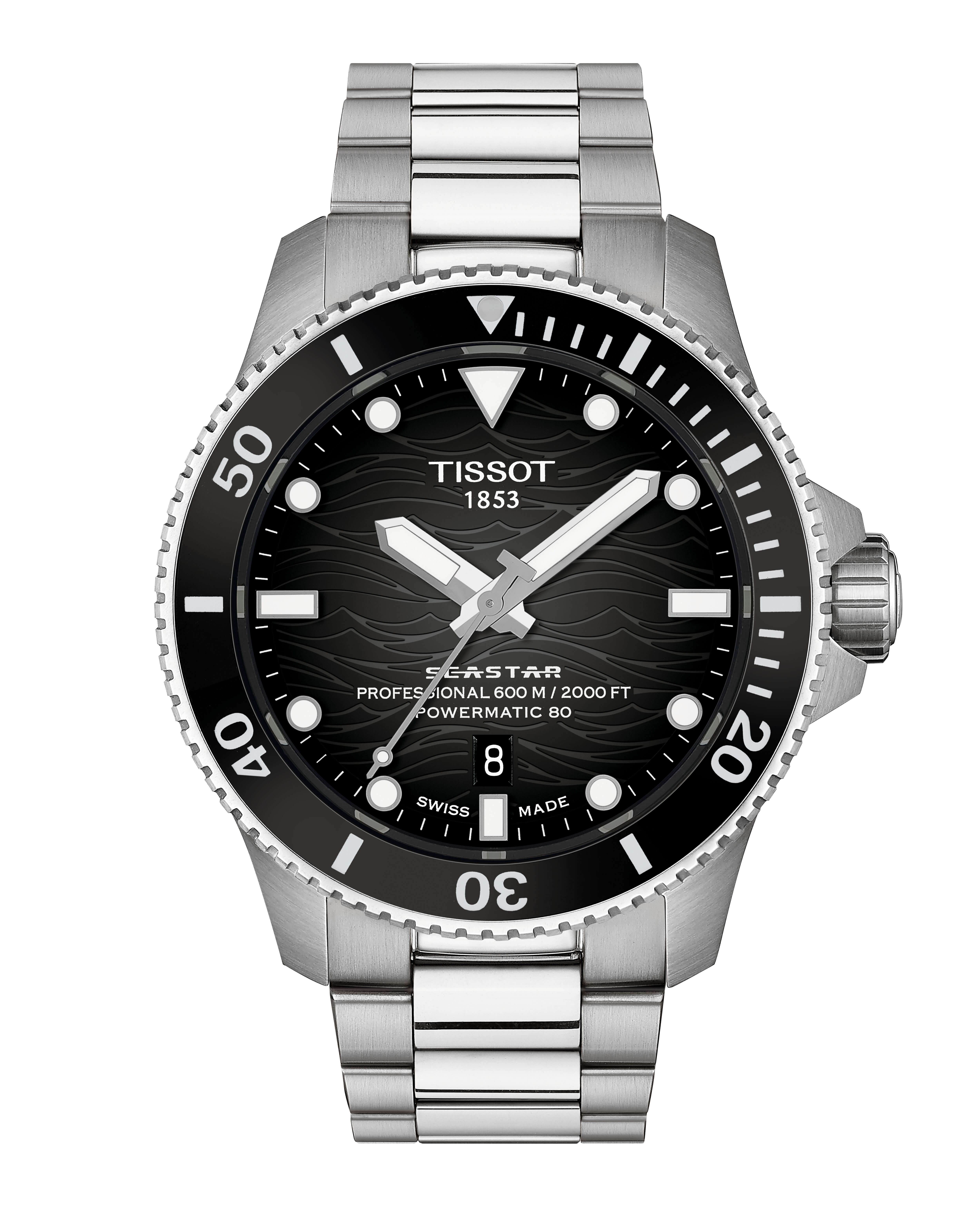 Tissot Seastar 2000 Powermatic 80 T1209071105100 Erkek Kol Saati T120.907.11.051.00