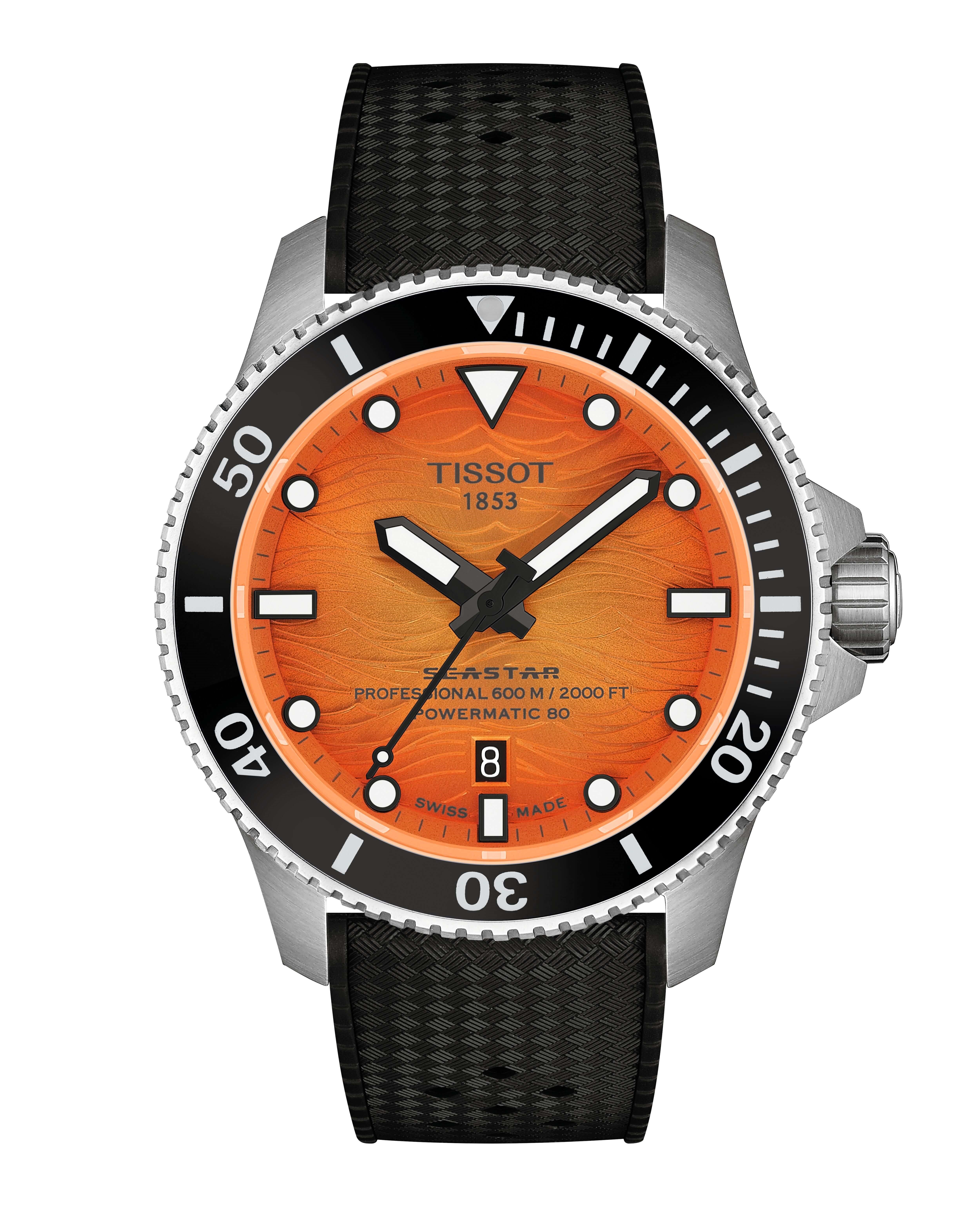 Tissot Seastar 44mm Powermatic 80 T1209071728100 Erkek Kol Saati T120.907.17.281.00
