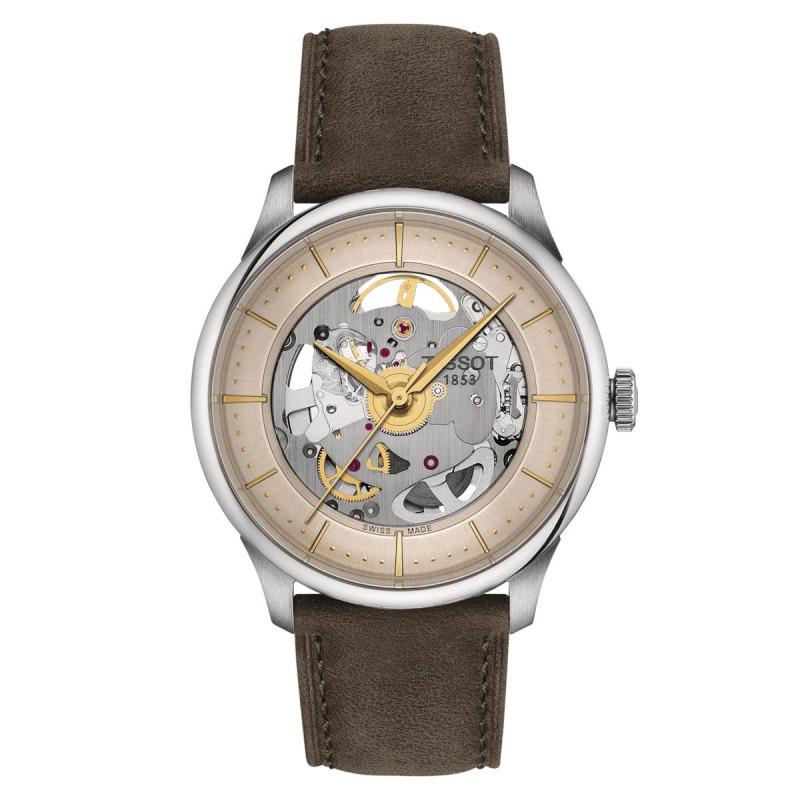 Tissot Chemin Des Tourelles Squelette T1398361626100 Erkek Kol Saati T139.836.16.261.00