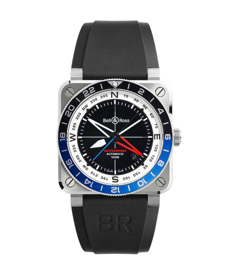 Bell & Ross BR 03 GMT Compass Limitted Edition BR0393.COM.ST.SRB Erkek Kol Saati