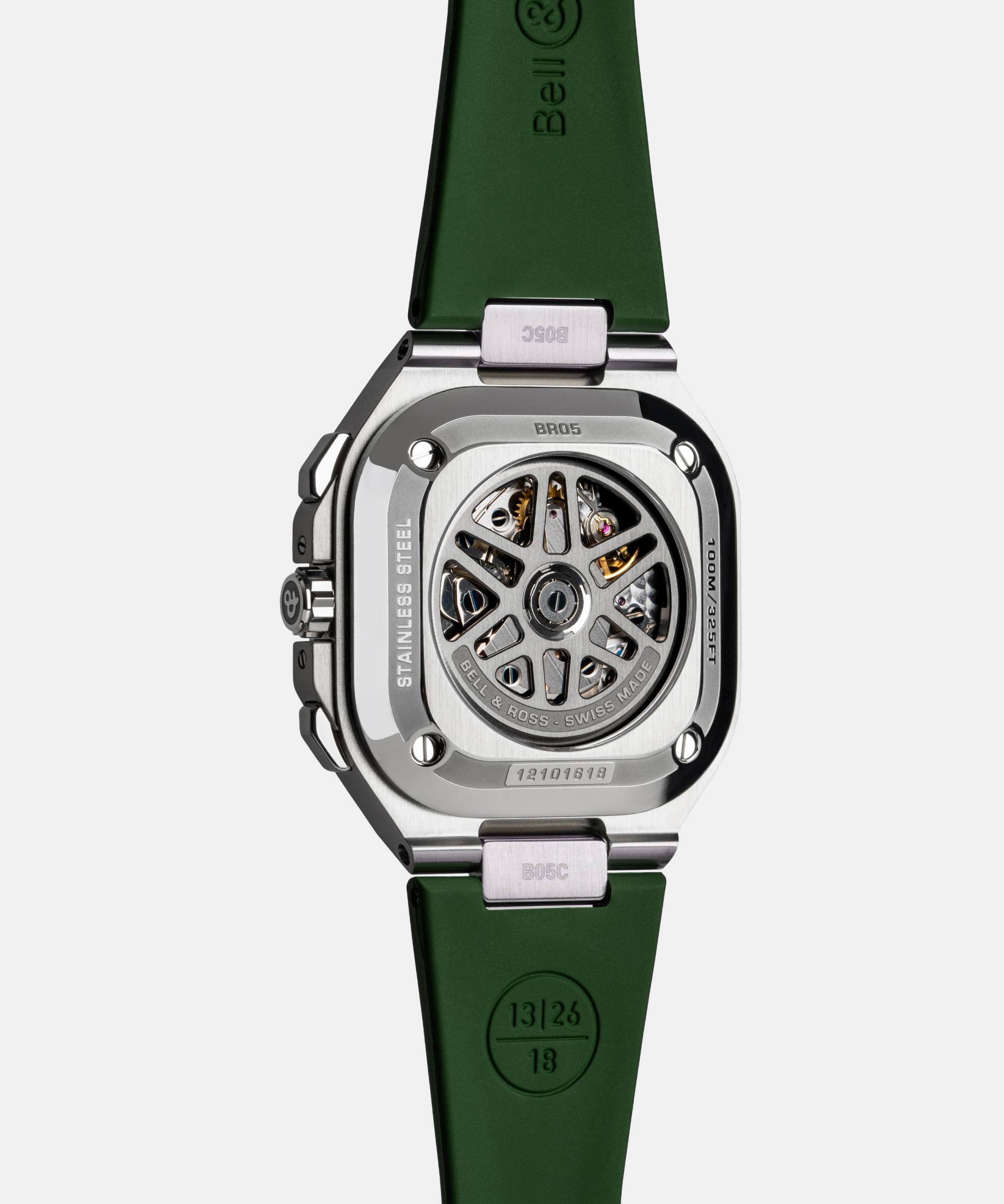 Bell&Ross BR 05 Urban Crono Green Steel BR05C.GN.ST.SRB Erkek Kol