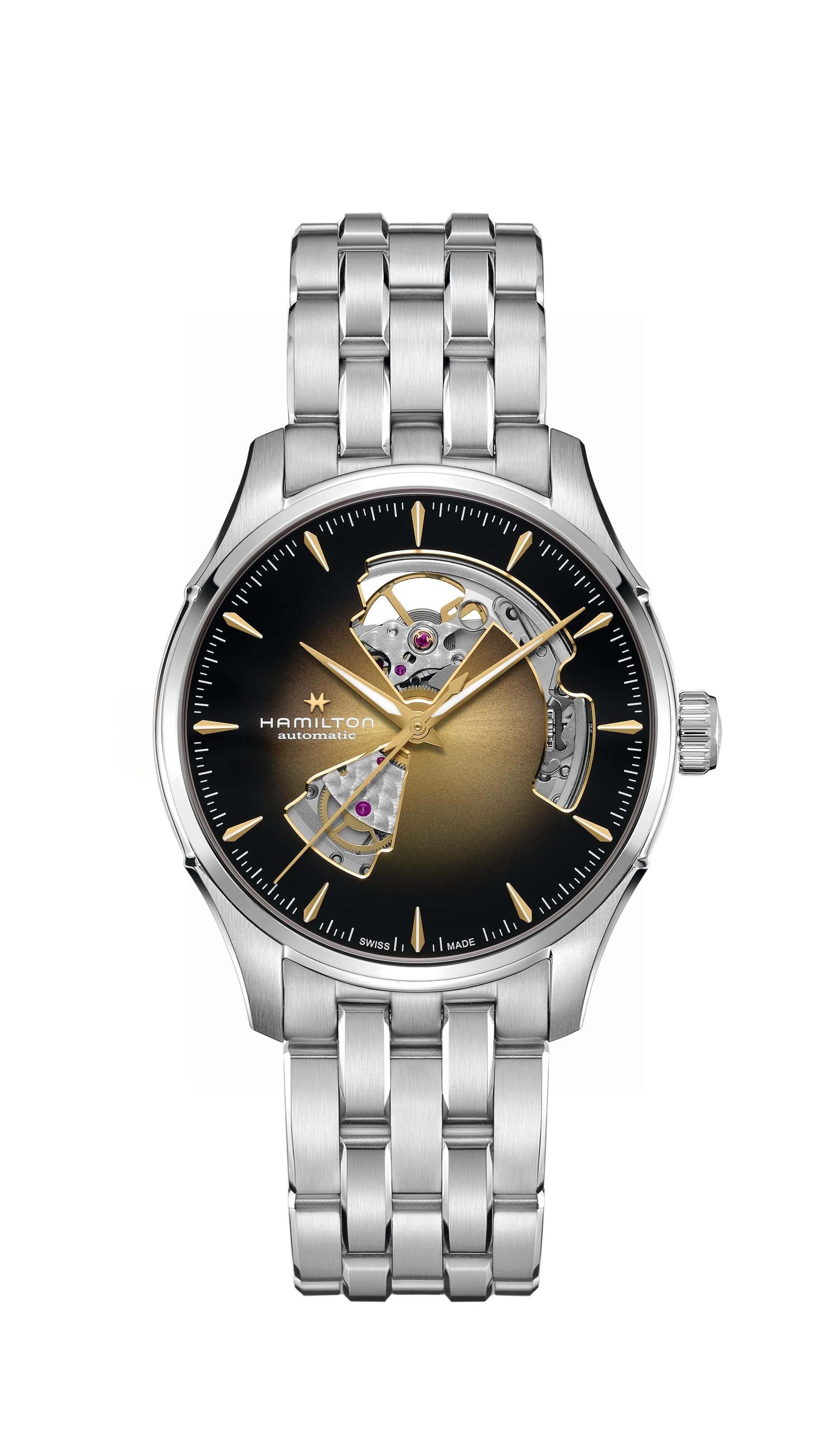 Hamilton Jazzmaster Open Heart H32675101 Erkek Kol Saati