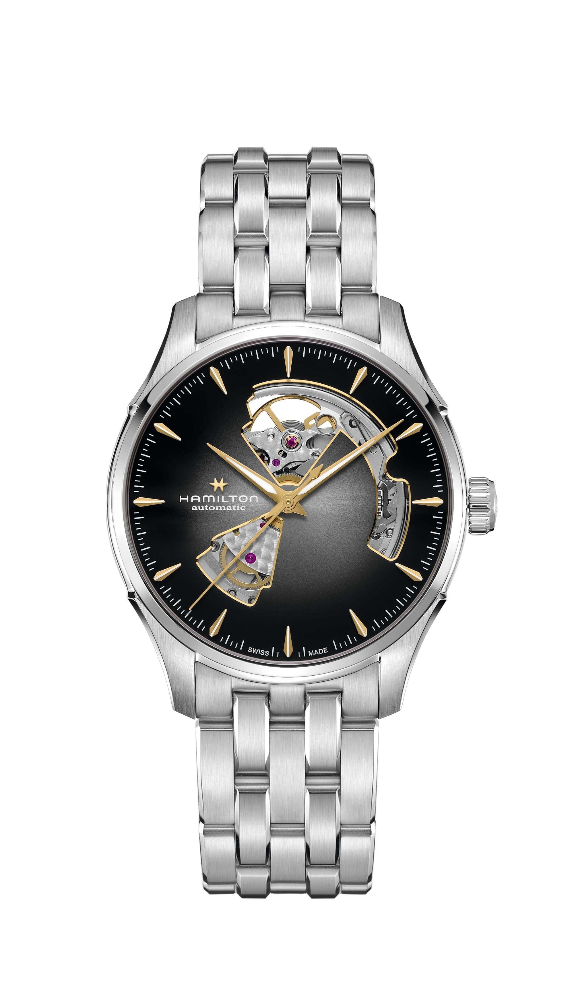 Hamilton Jazzmaster Open Heart H32675181 Erkek Kol Saati