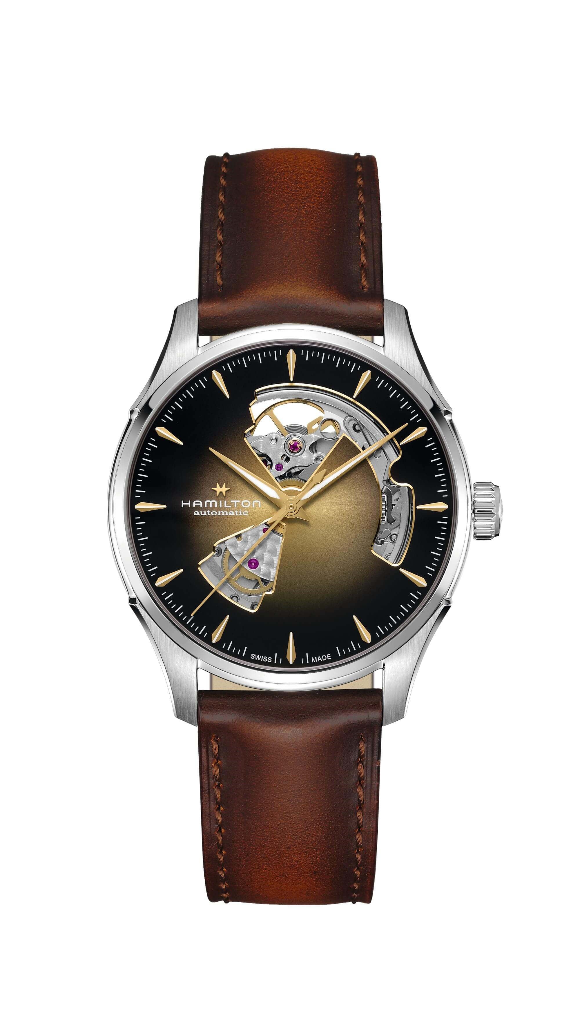 Hamilton Jazzmaster Open Heart H32675501 Erkek Kol Saati