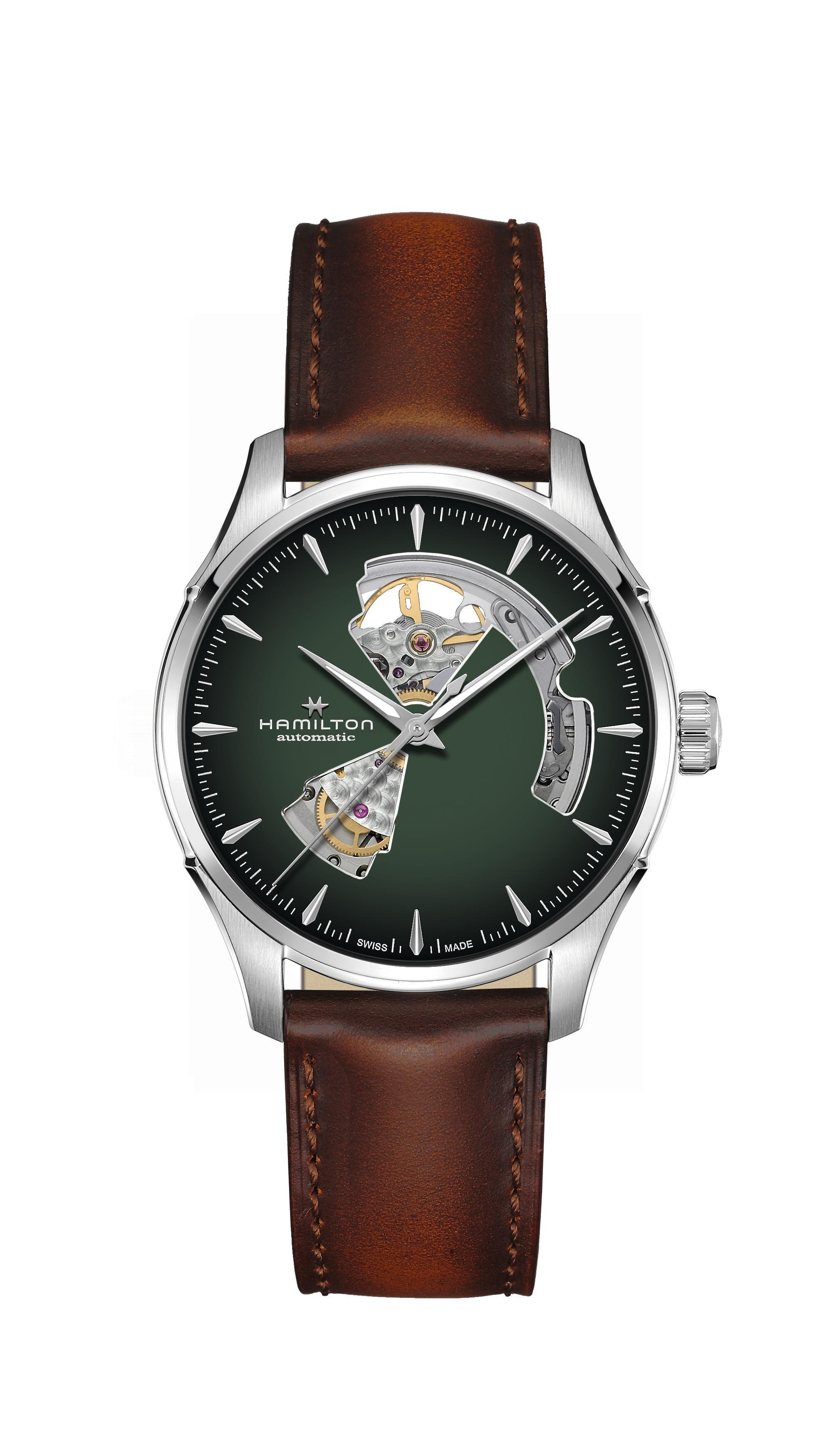 Hamilton Jazzmaster Open Heart  H32675560 Erkek Kol Saati