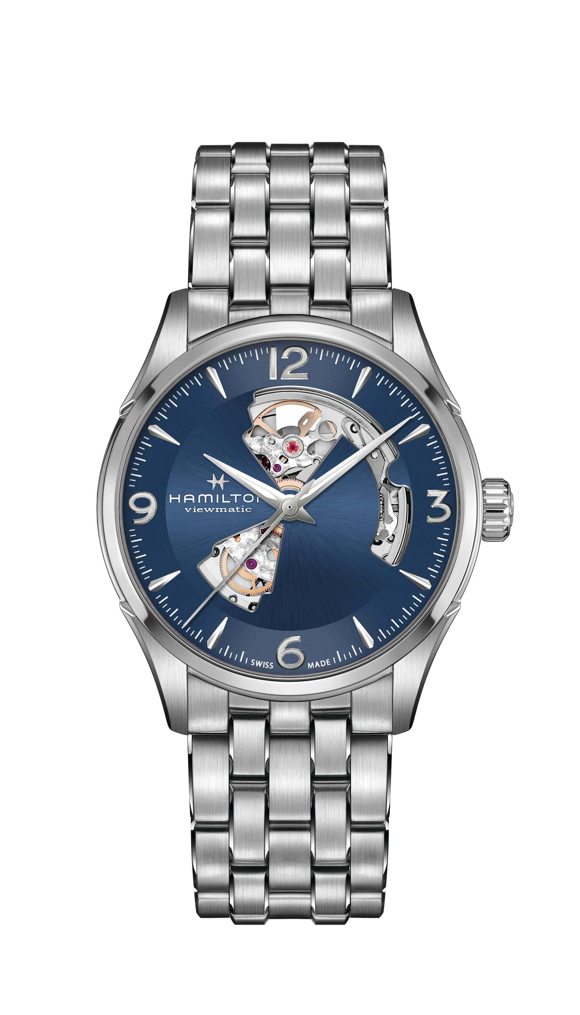 Hamilton Jazzmaster Open Heart  H32705141 Erkek Kol Saati