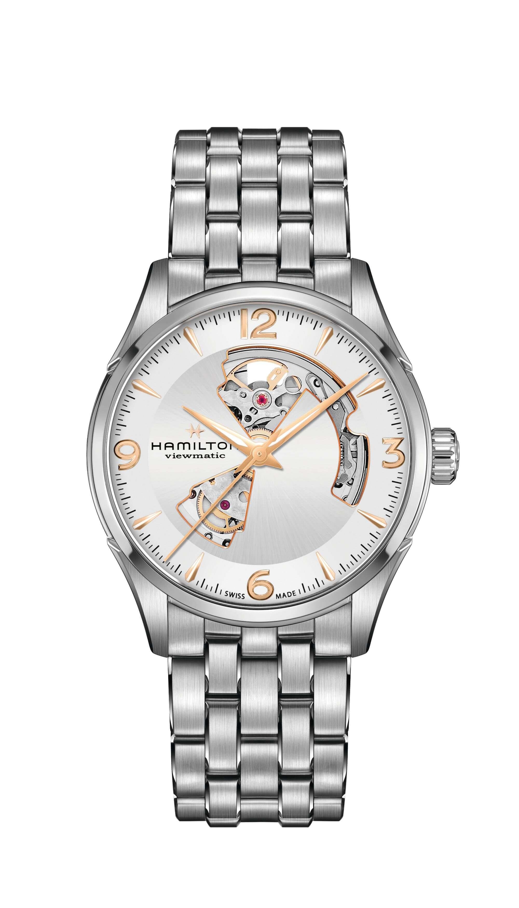 Hamilton Jazzmaster Open Heart  H32705151 Erkek Kol Saati