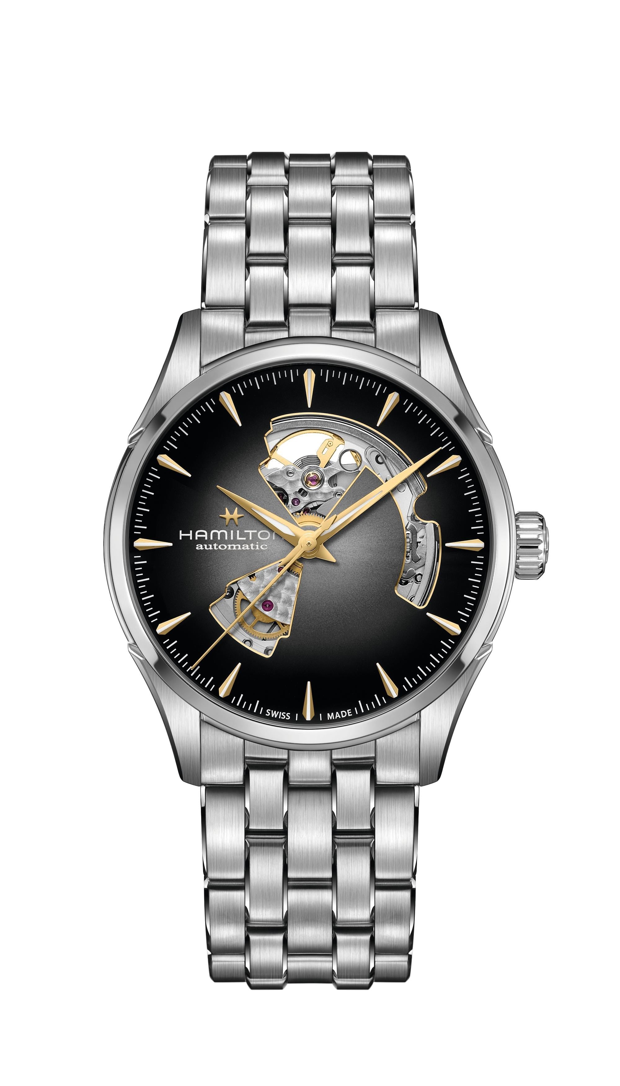 Hamilton Jazzmaster Open Heart H32705180 Erkek Kol Saati