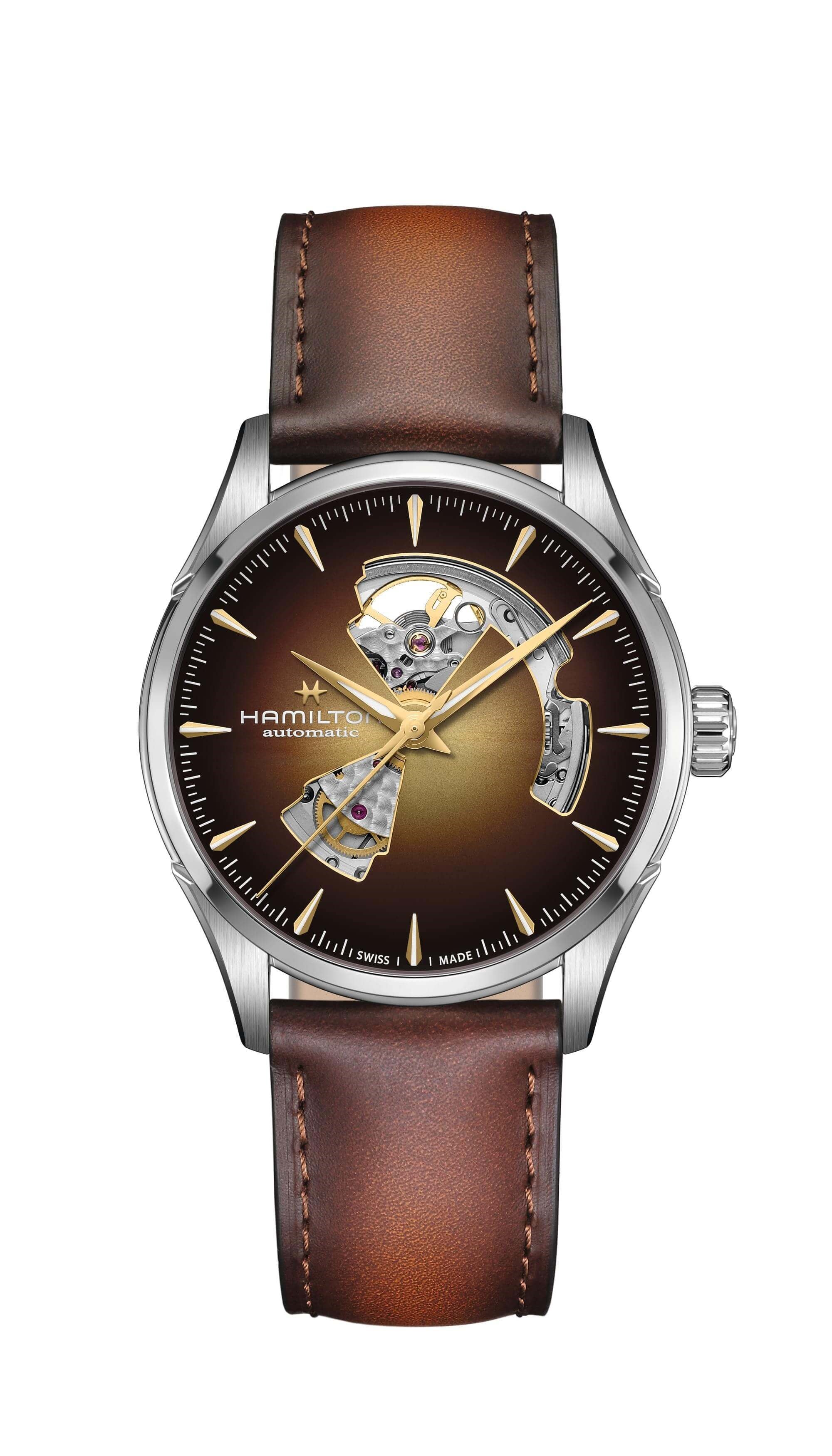 Hamilton Jazzmaster Open Heart H32705501 Erkek Kol Saati