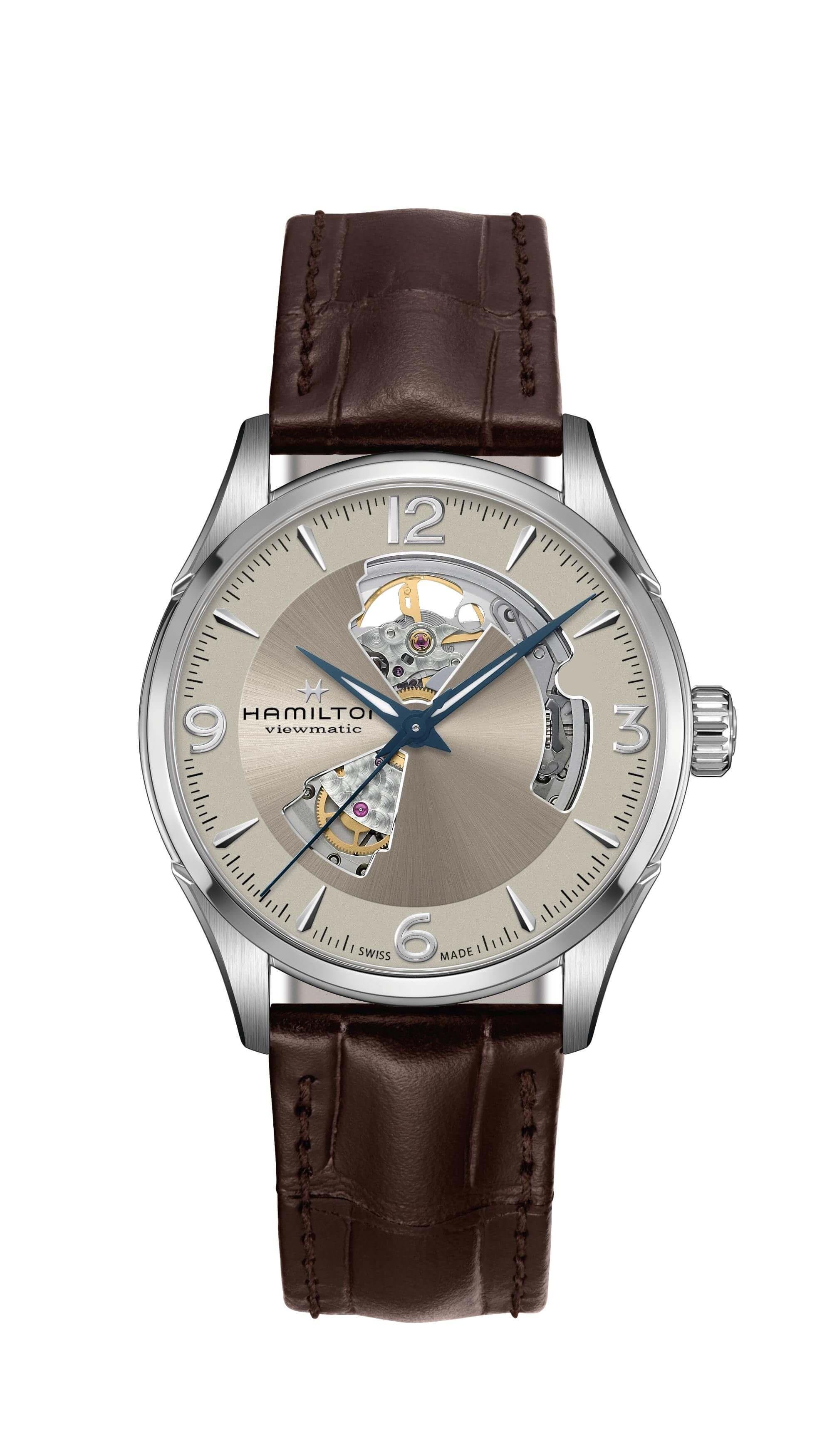 Hamilton Jazzmaster Open Heart  H32705521 Erkek Kol Saati