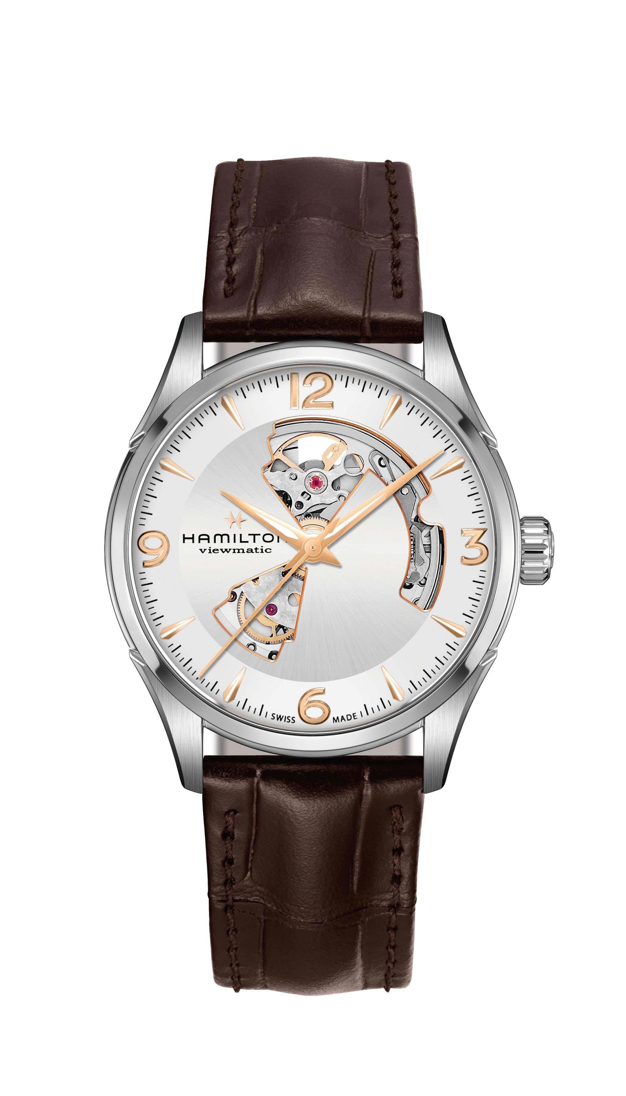 Hamilton Jazzmaster Open Heart  H32705551 Erkek Kol Saati