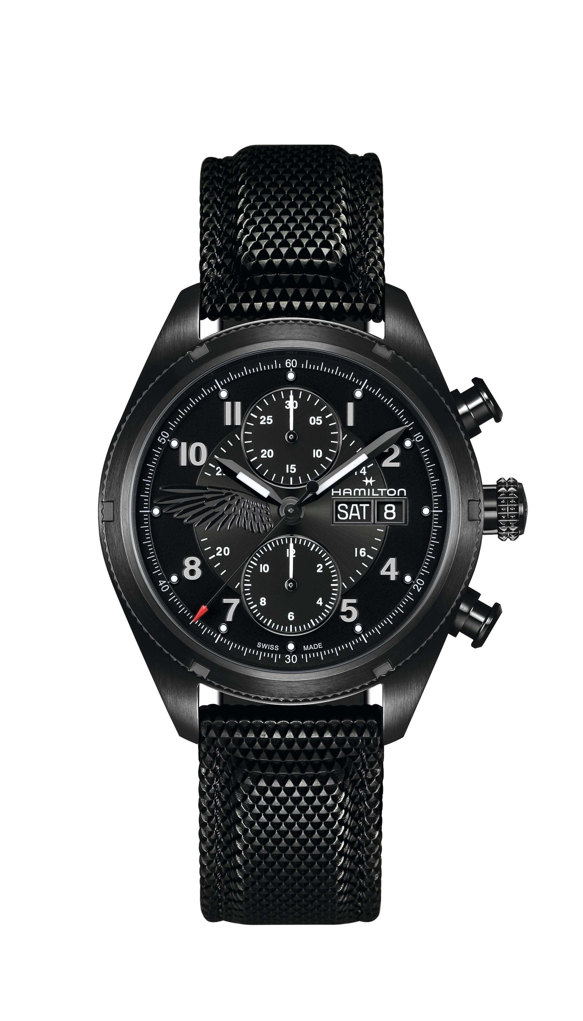 Hamilton Khaki Field Auto Chrono Resident Evil Requiem H71636330 Erkek Kol Saati