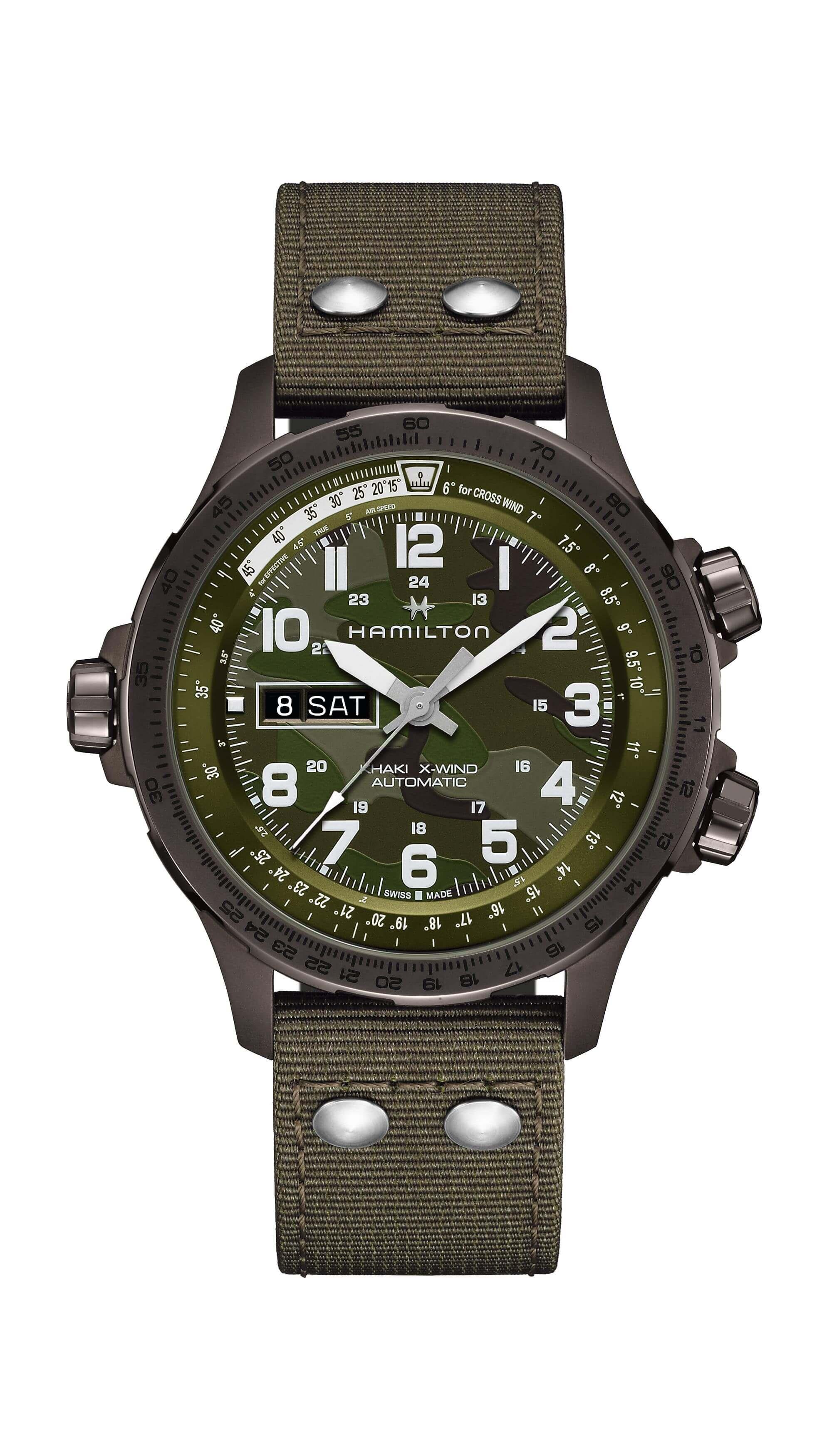 Hamilton Khaki Aviation X-Wind Day Date H77775960 Erkek Kol Saati