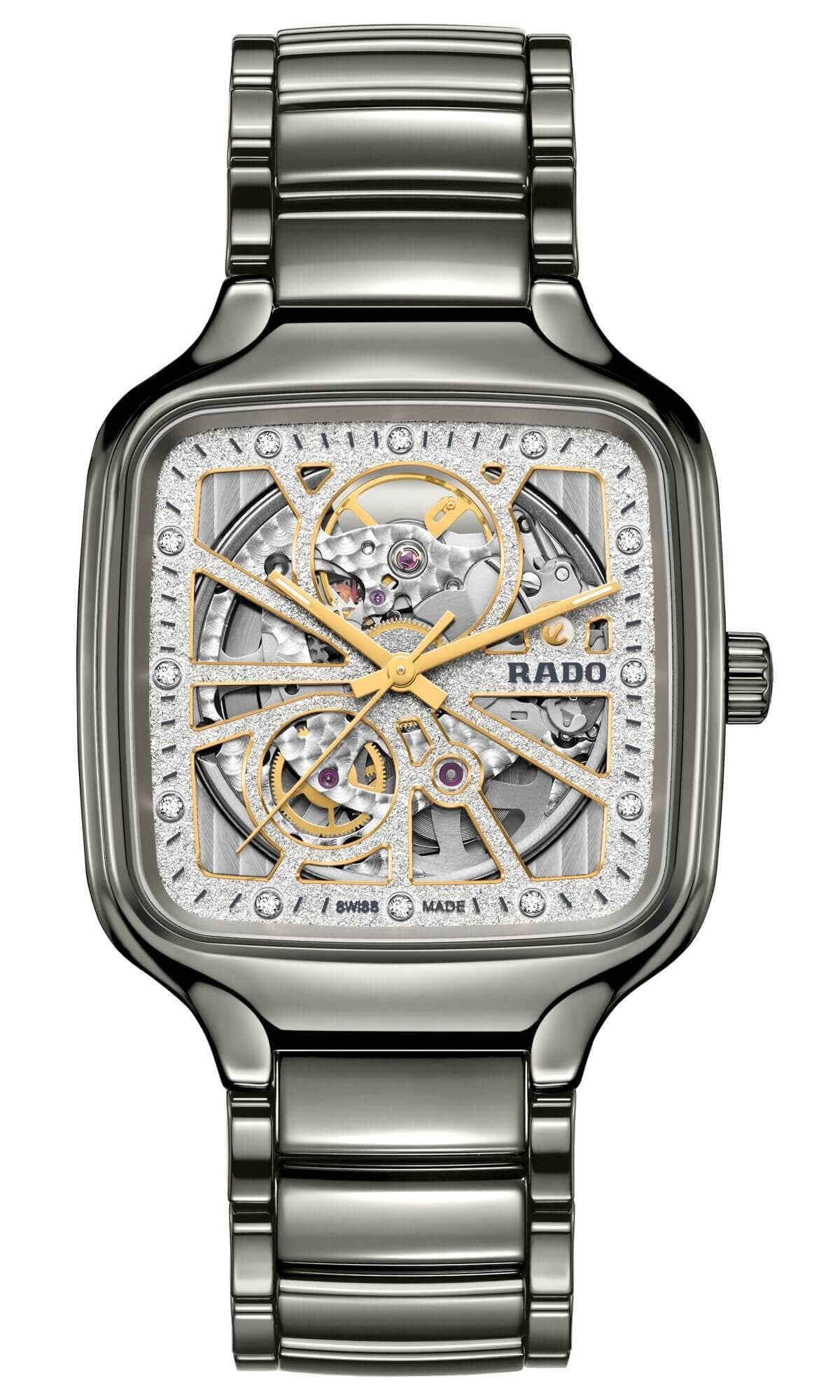 Rado True Square Open Heart Sparkling R27083722 Erkek Kol Saati