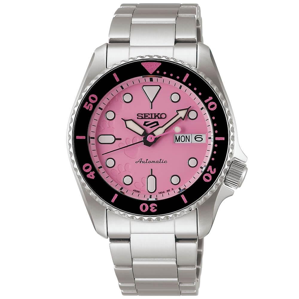 Seiko 5 Sports X Pink Panther Limited Edition SRPM07K1 Kol Saati SRPM07K