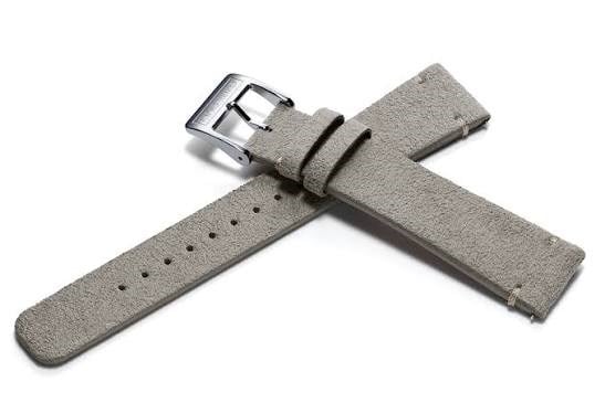 King Seiko KSK XSL00919 Gri Süet Saat Kayışı