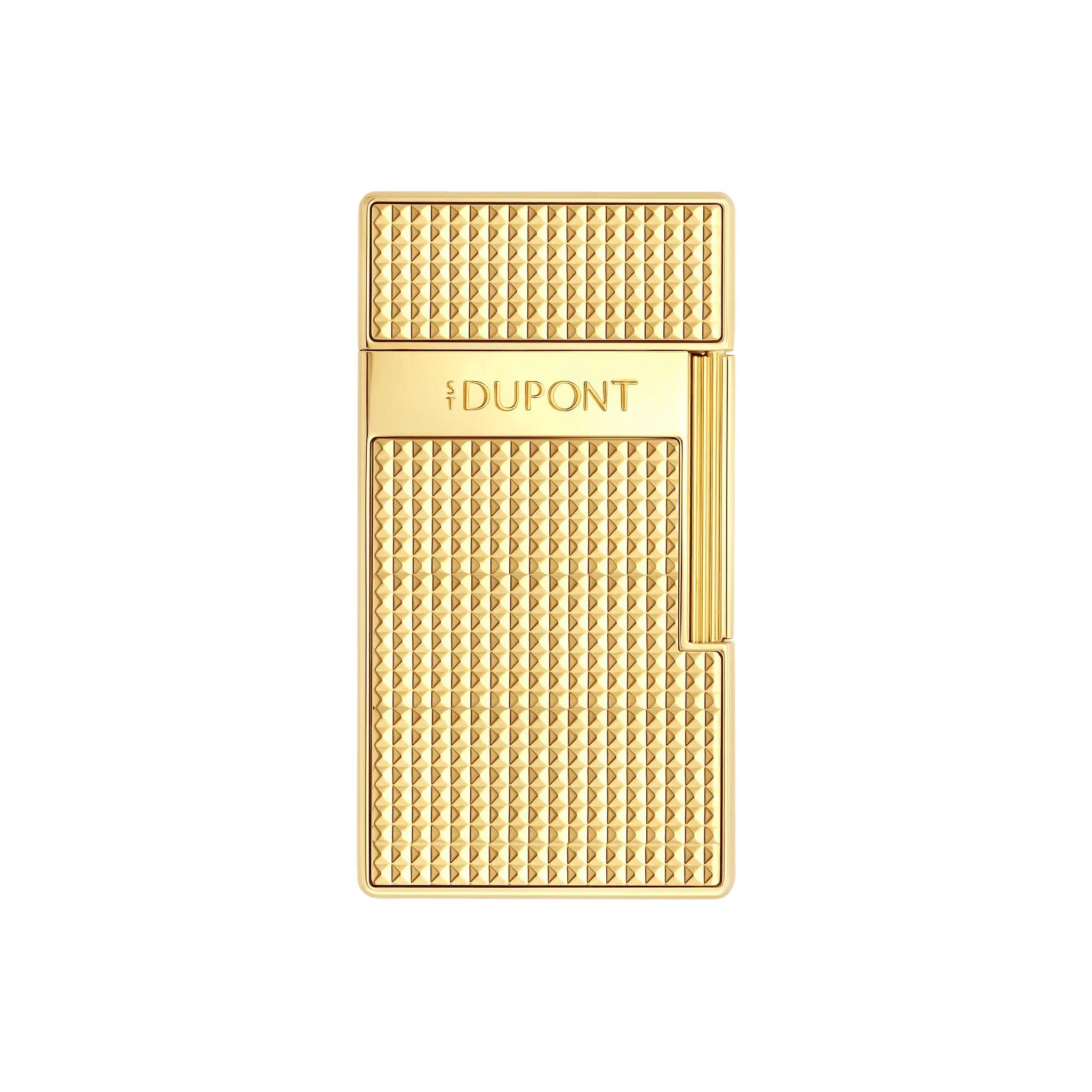 ST Dupont Biggy Golden Diamond Head 25209 Çakmak 025209