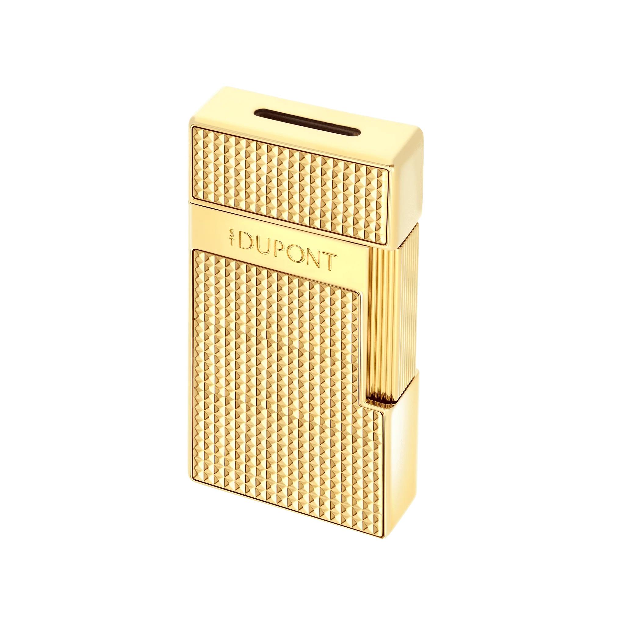 ST Dupont Biggy Golden Diamond Head 25209 Çakmak 025209
