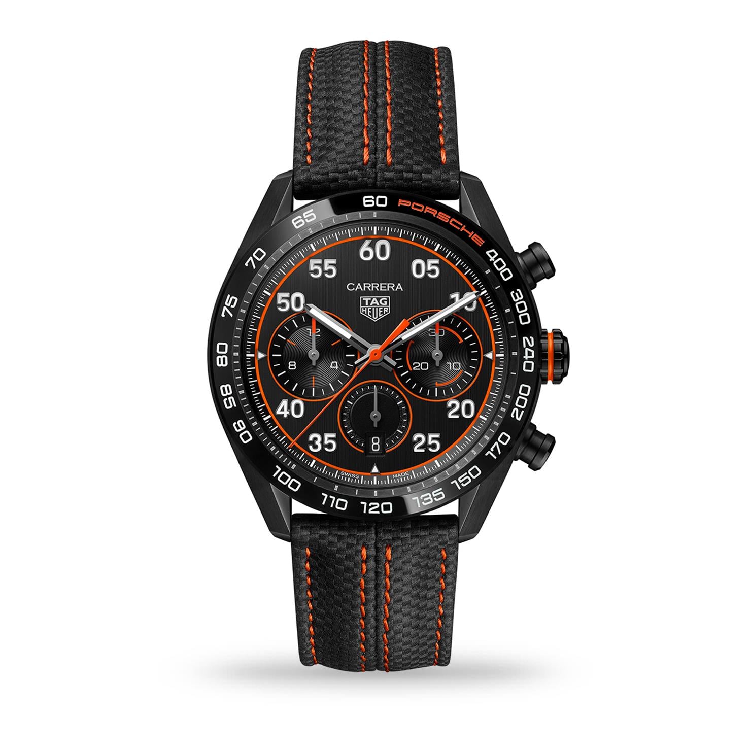 TAG Heuer Carrera Porsche Orenge Racing CBN2A1M.FC6526 Erkek Kol Saati