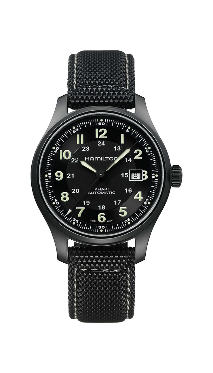Hamilton Khaki Field Titanium Auto H70575733 Erkek Kol Saati