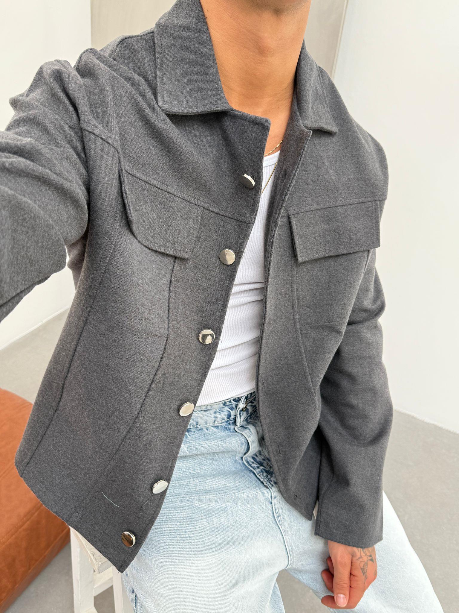 Füme Baharlık Kaşe Ceket