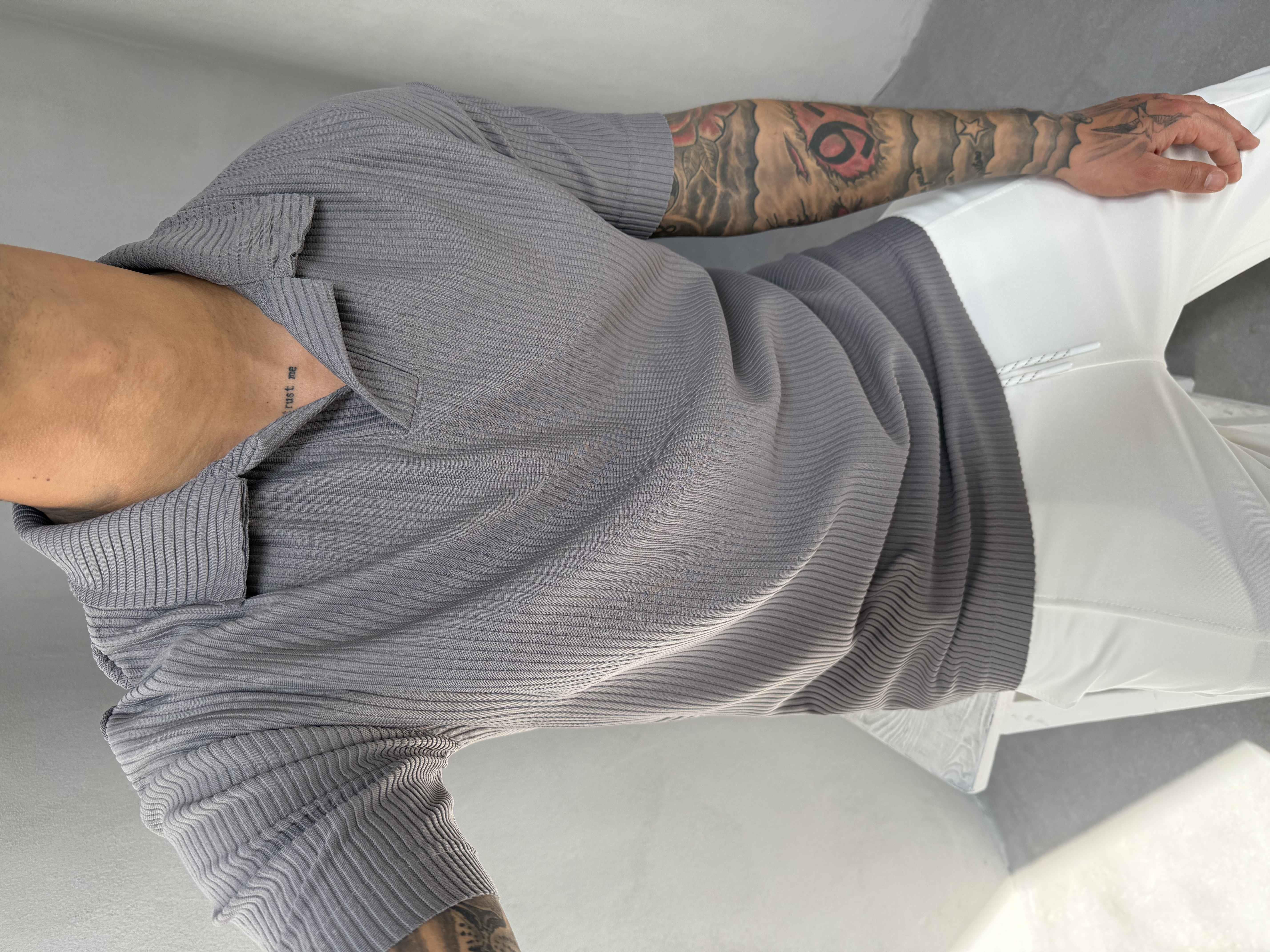 Füme Polo Yaka T-Shirt