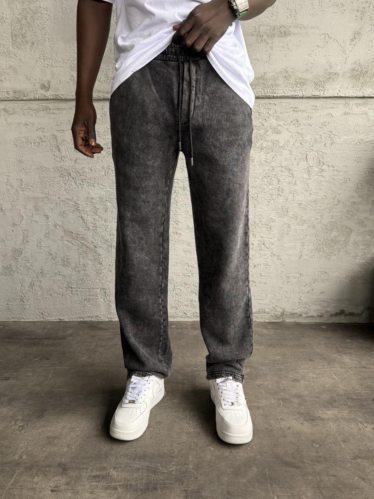 Füme Yıkamalı Baggy Eşofman