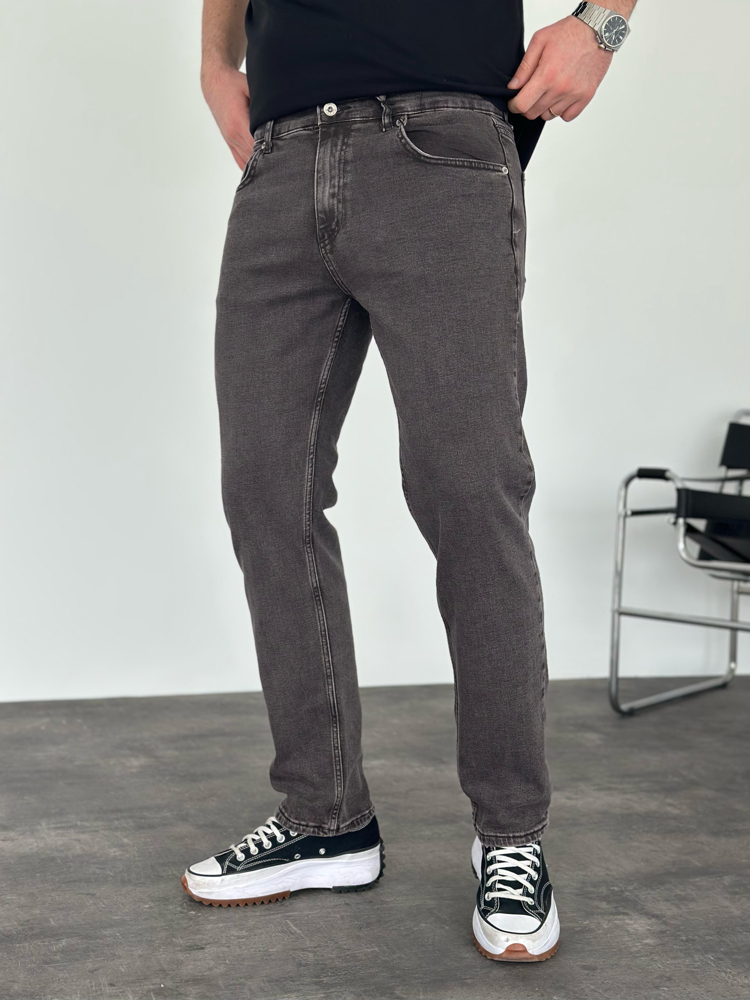 Kahve Yıkamalı Regular Fit Jean