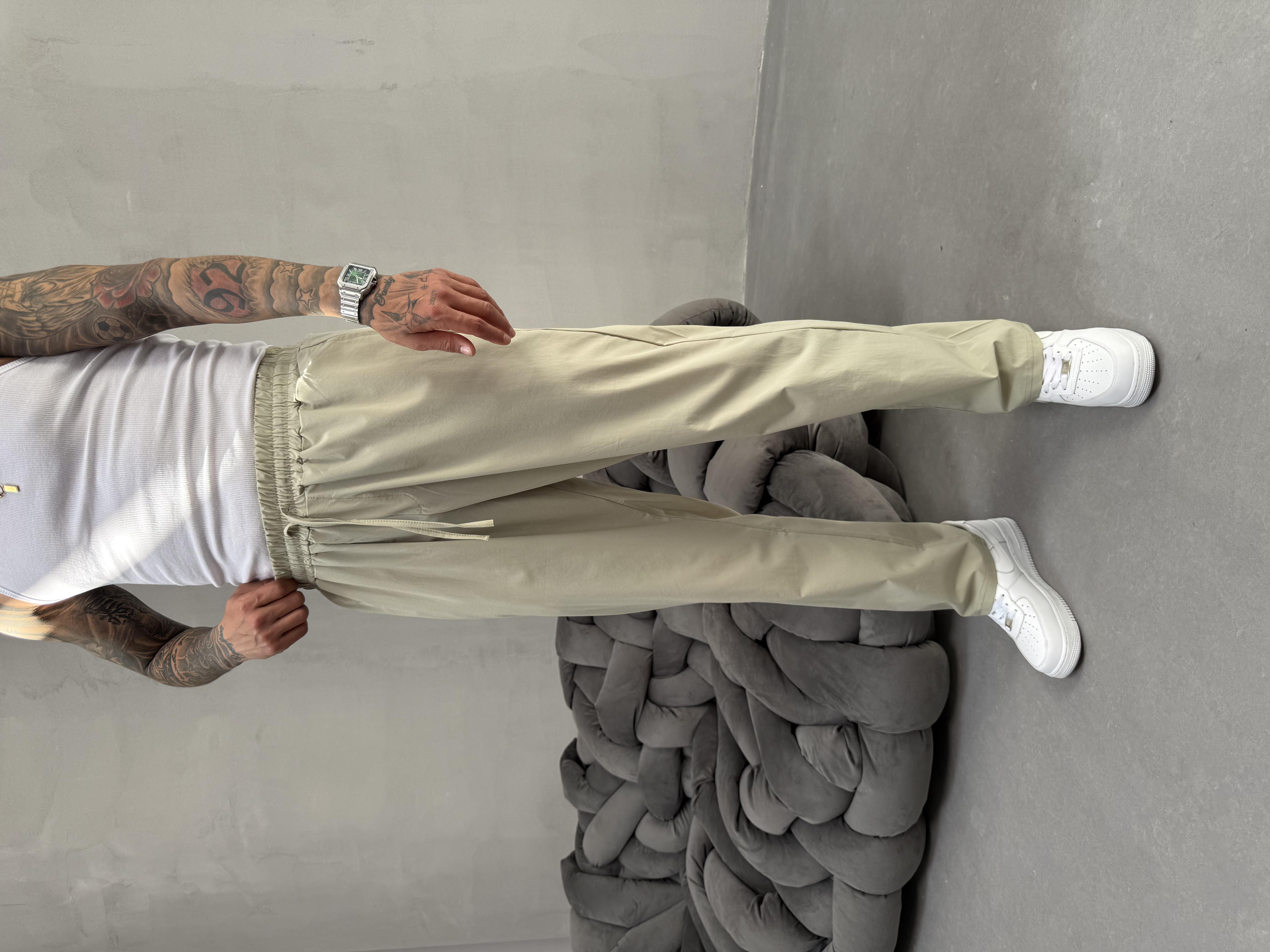 Mint Yeşil Paraşüt Kumaş Jogger