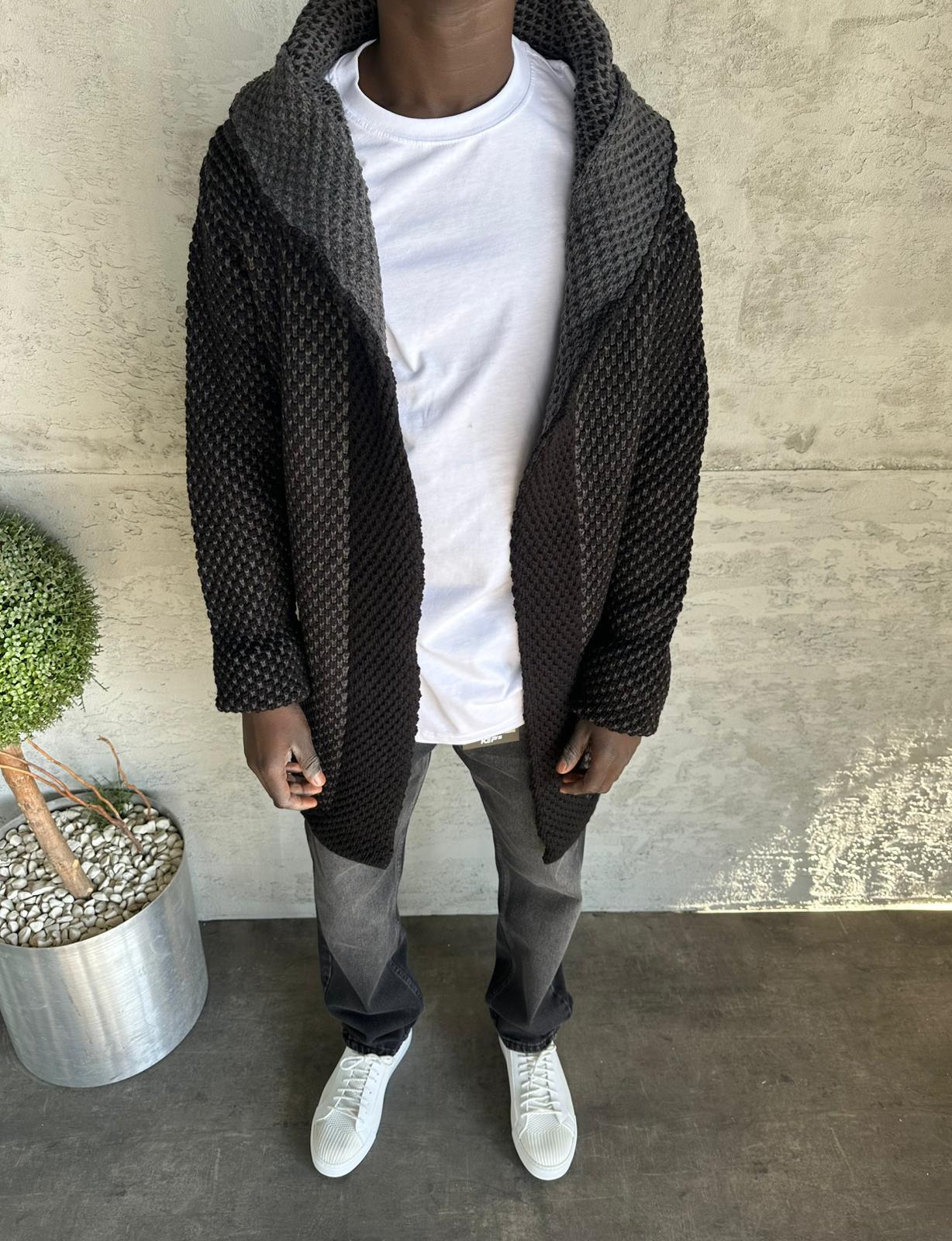 Siyah Desenli Panço