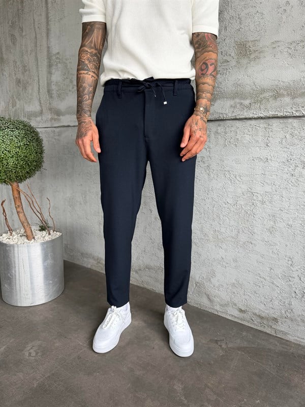 Lacivert Regular Fit Kumaş Pantolon