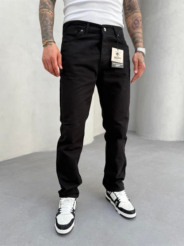 Siyah Baggy Jean
