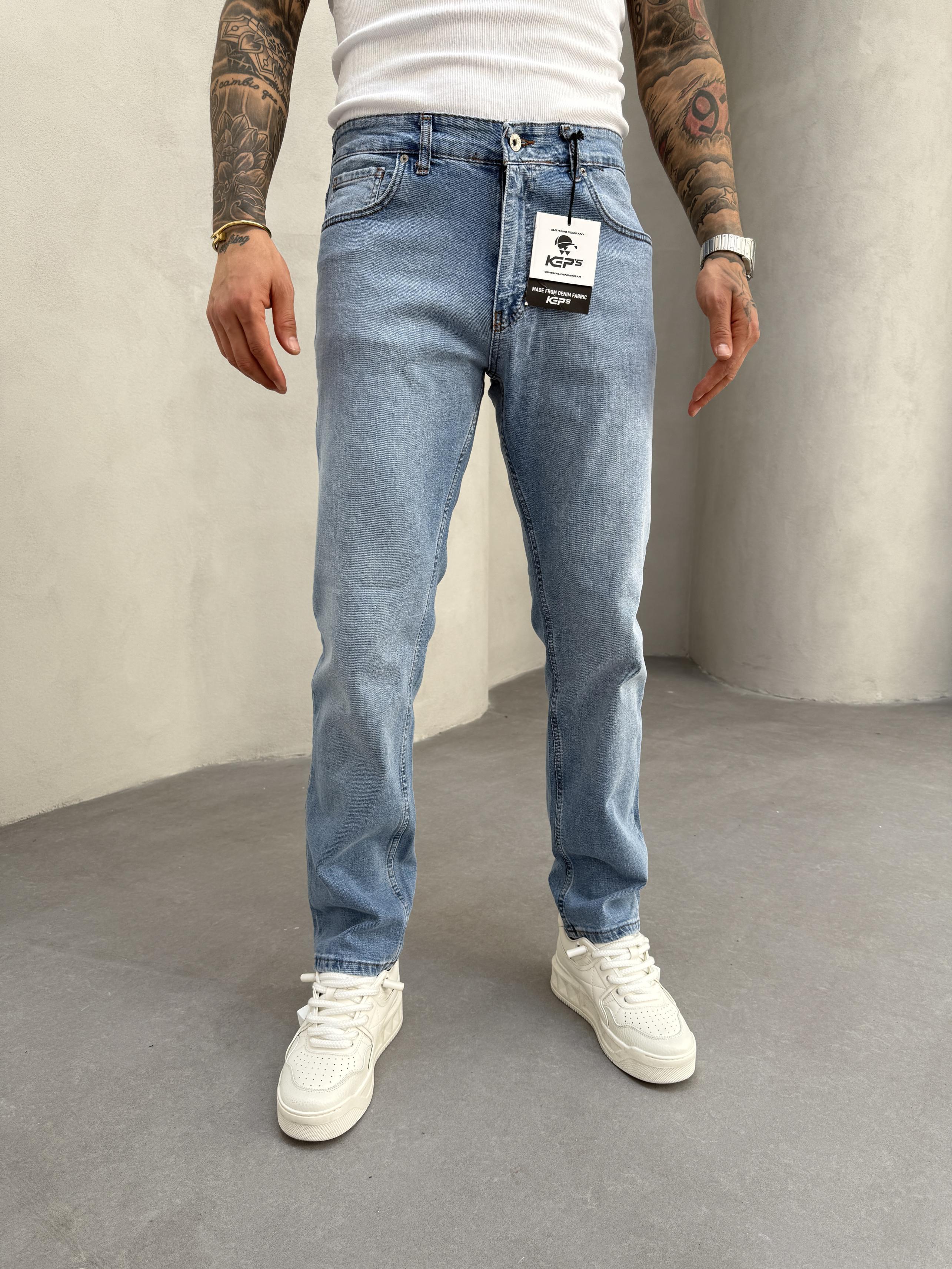 Açık Mavi Regular Fit Jean