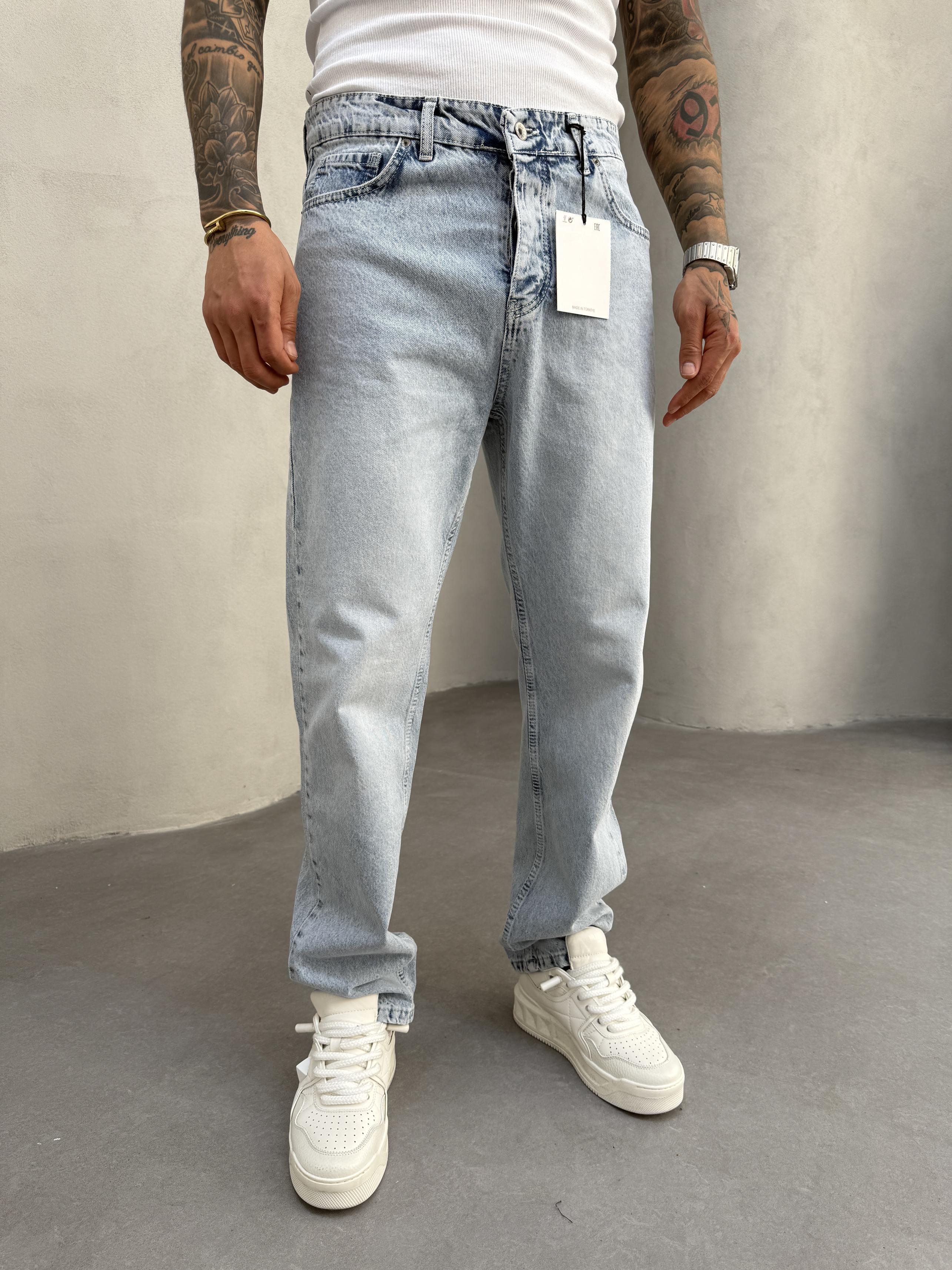 Buz Mavi Baggy Jean
