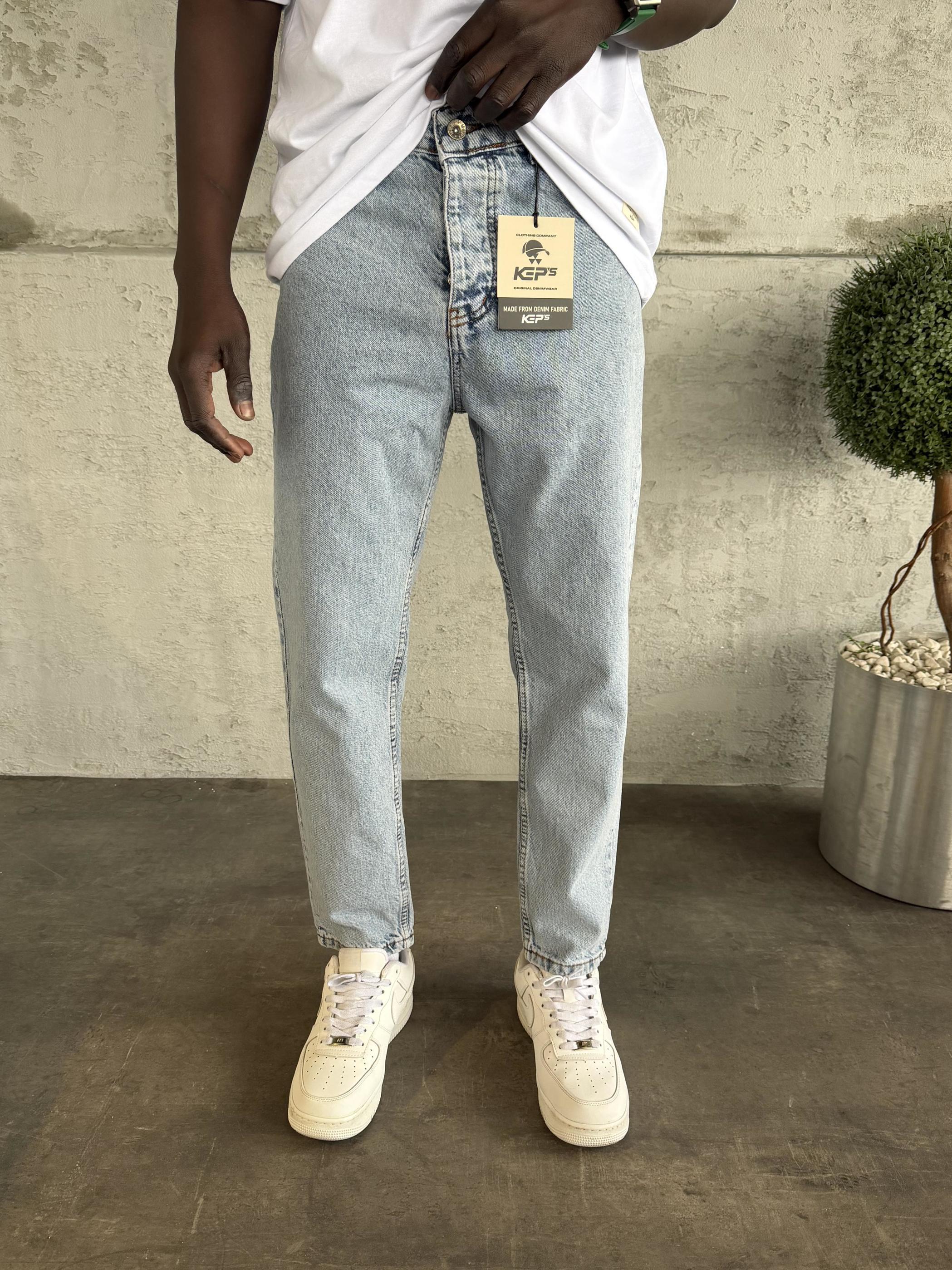 Buz Mavi Boyfriend Jean