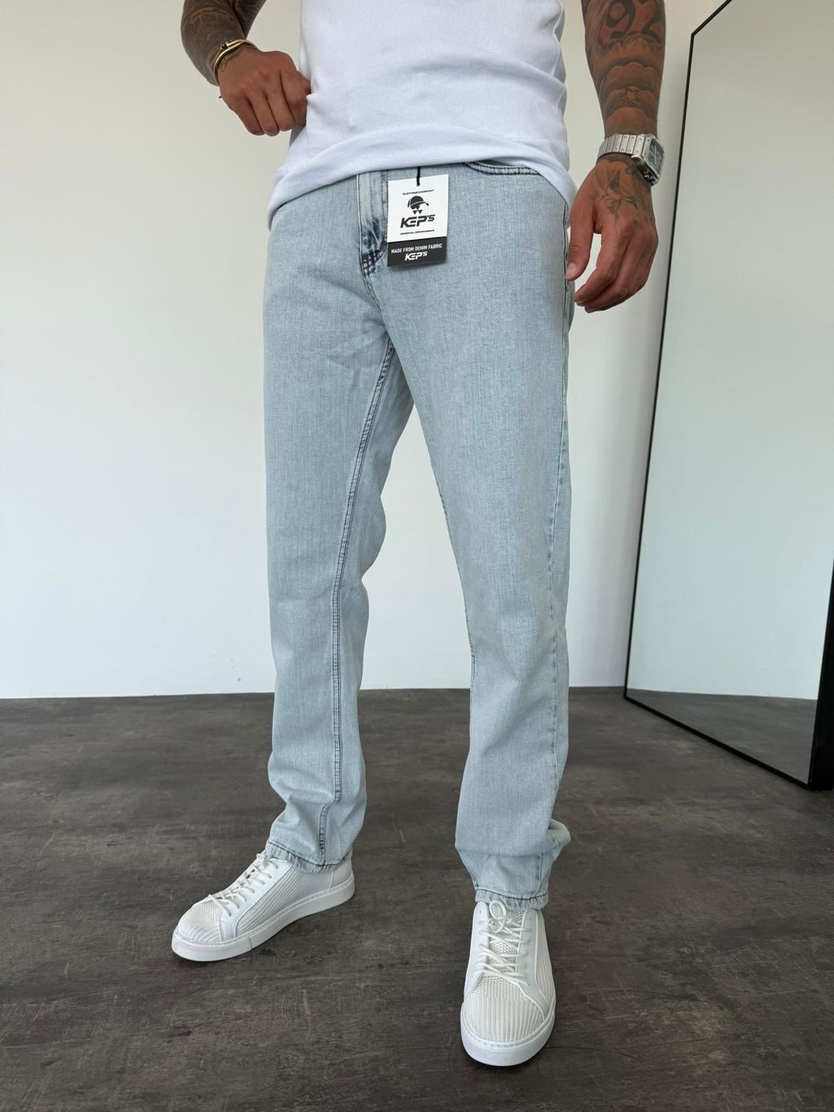 Buz Mavi Regular Fit Jean