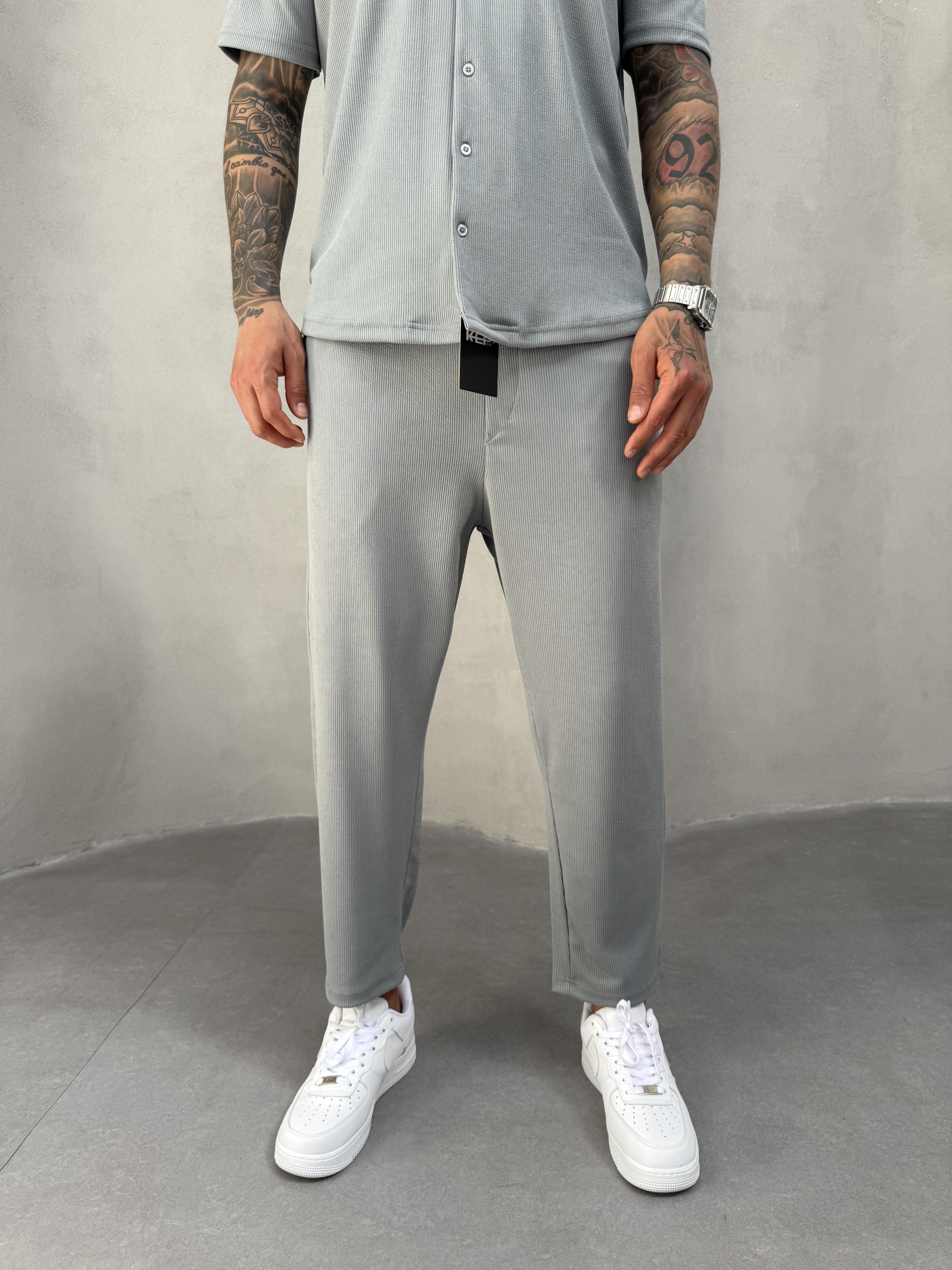 Füme Fitilli Boyfriend Pantolon