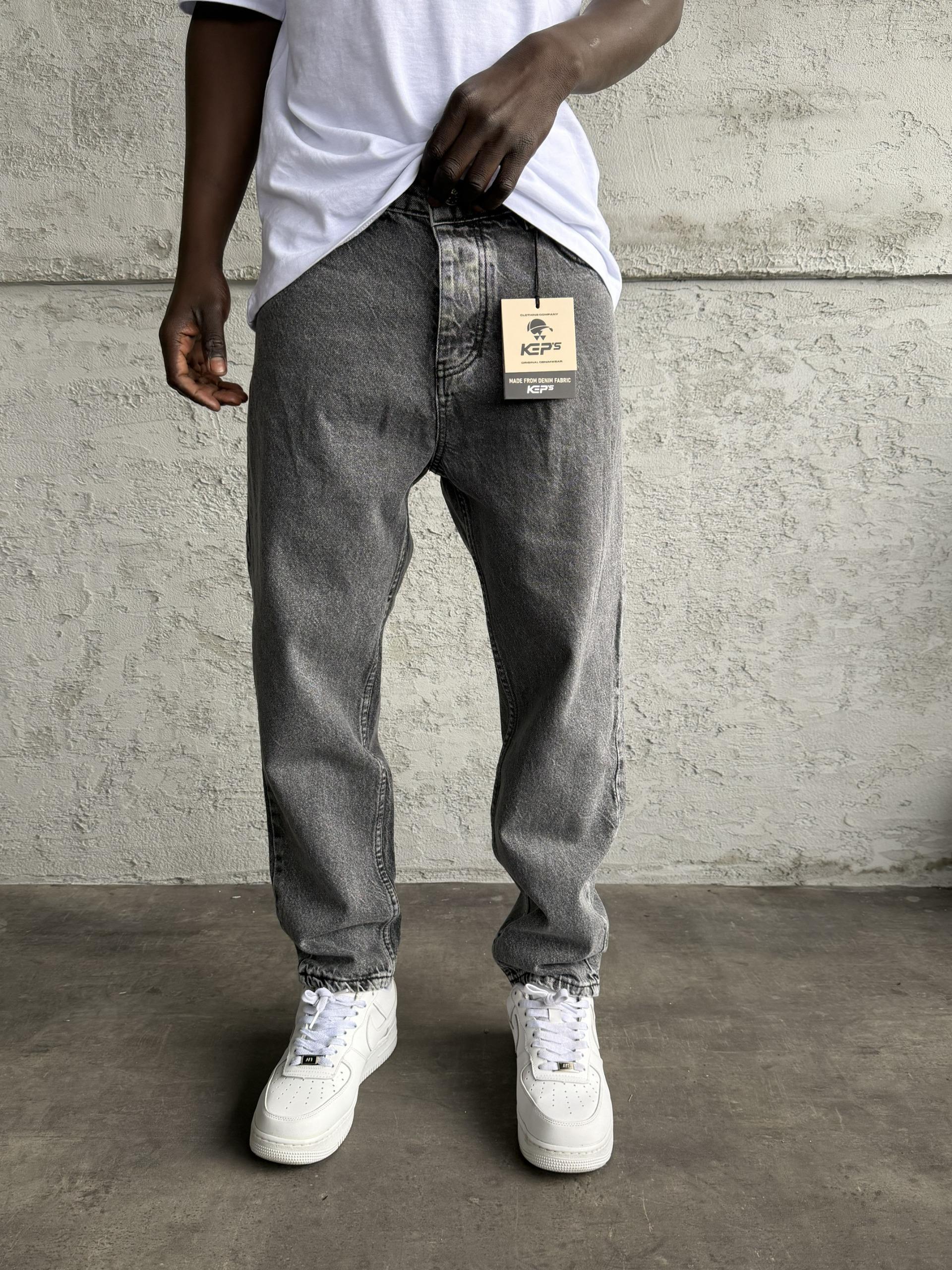 Füme Yıkamalı Boyfriend Jean