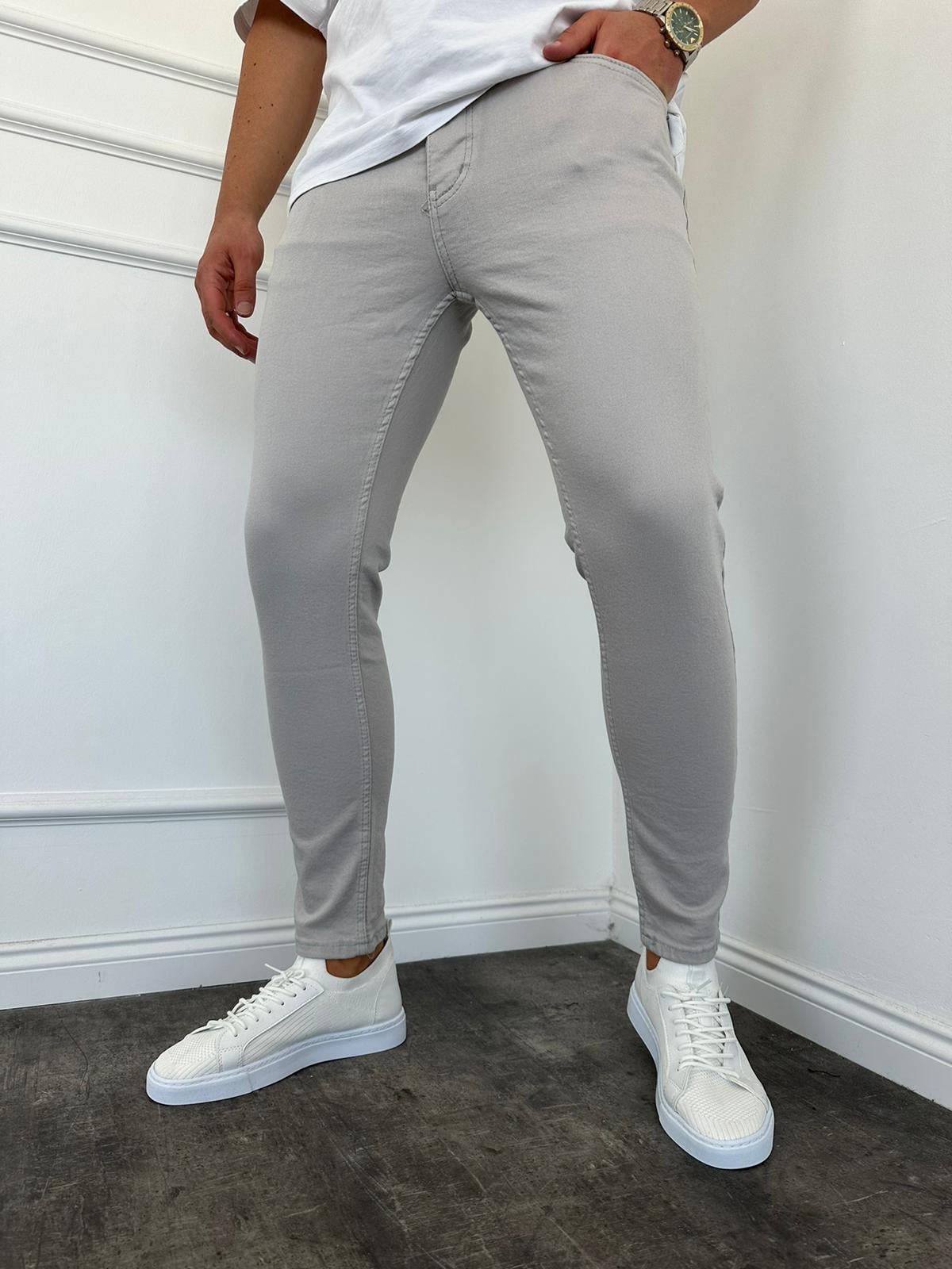 Gri Slimfit Jean