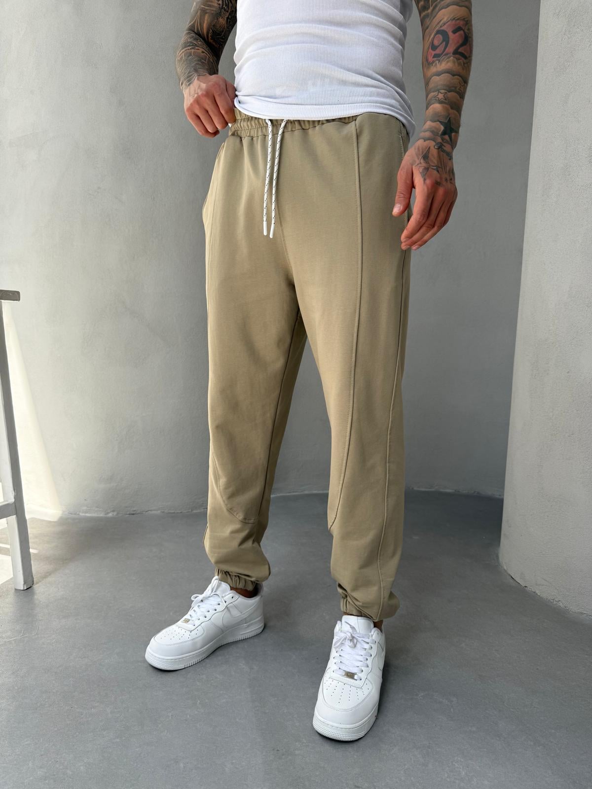 Haki Paça Lastik Eşofman