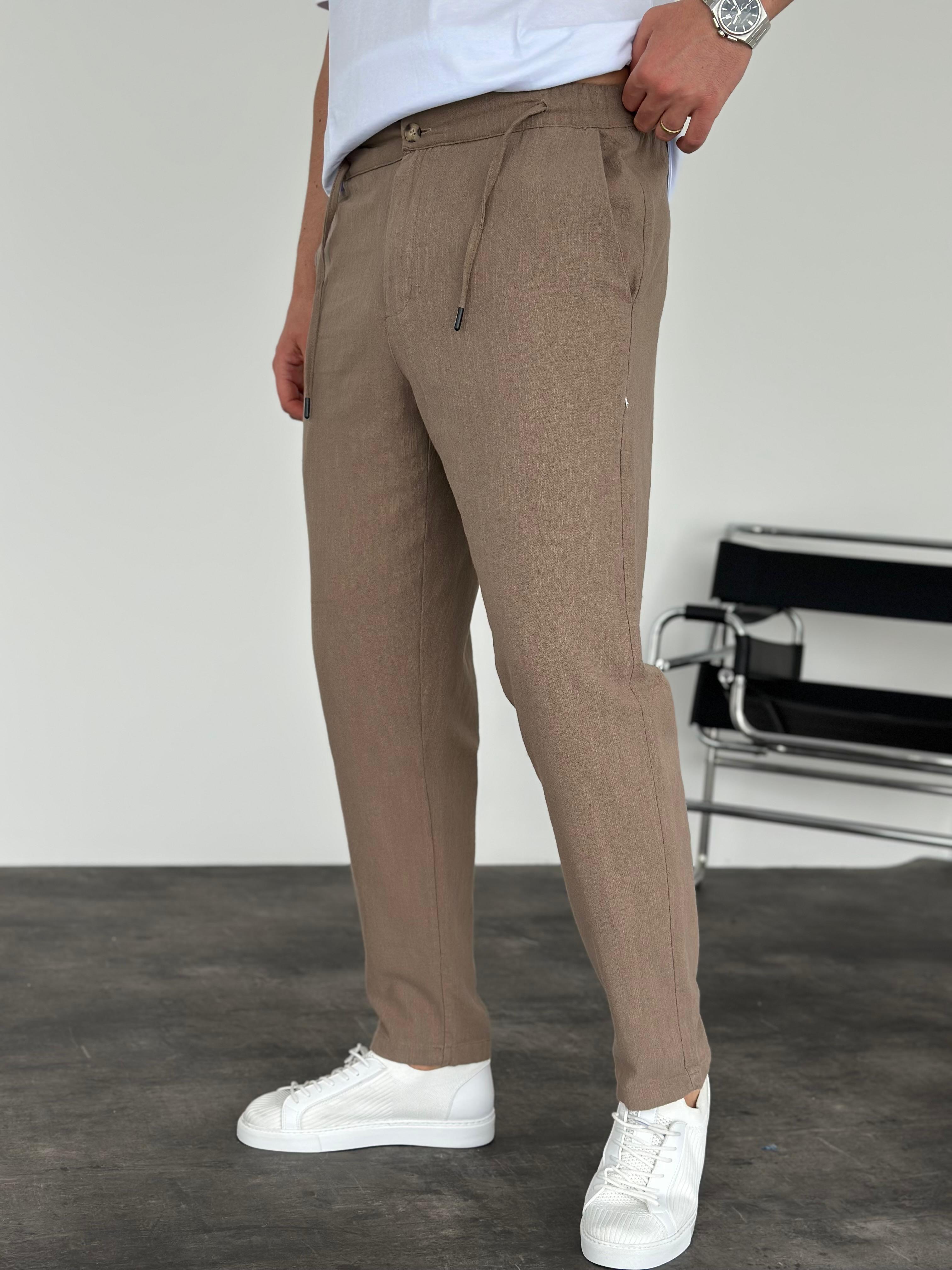 Kahve Gabardin Pantolon