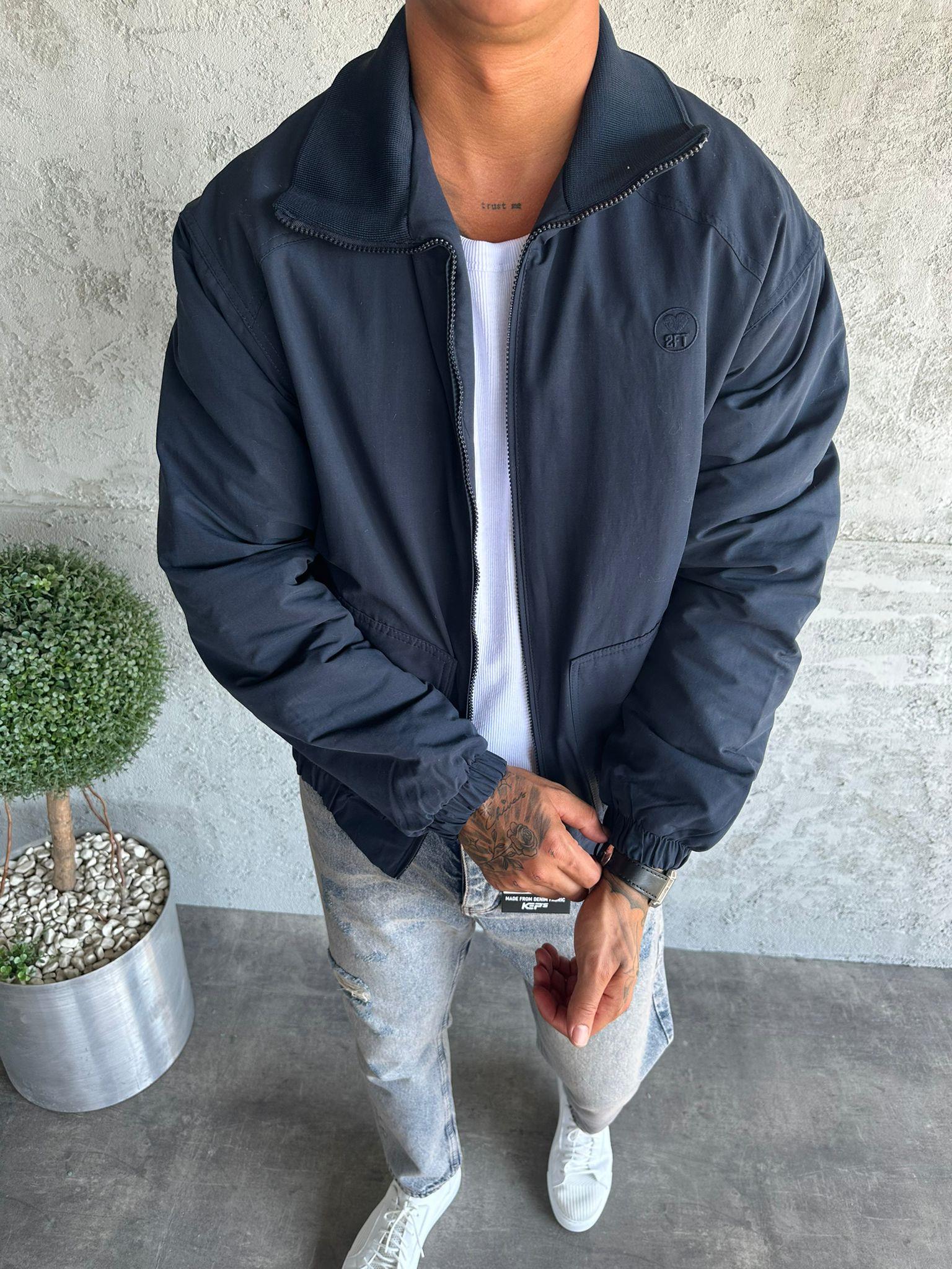 Lacivert Bomber Mont